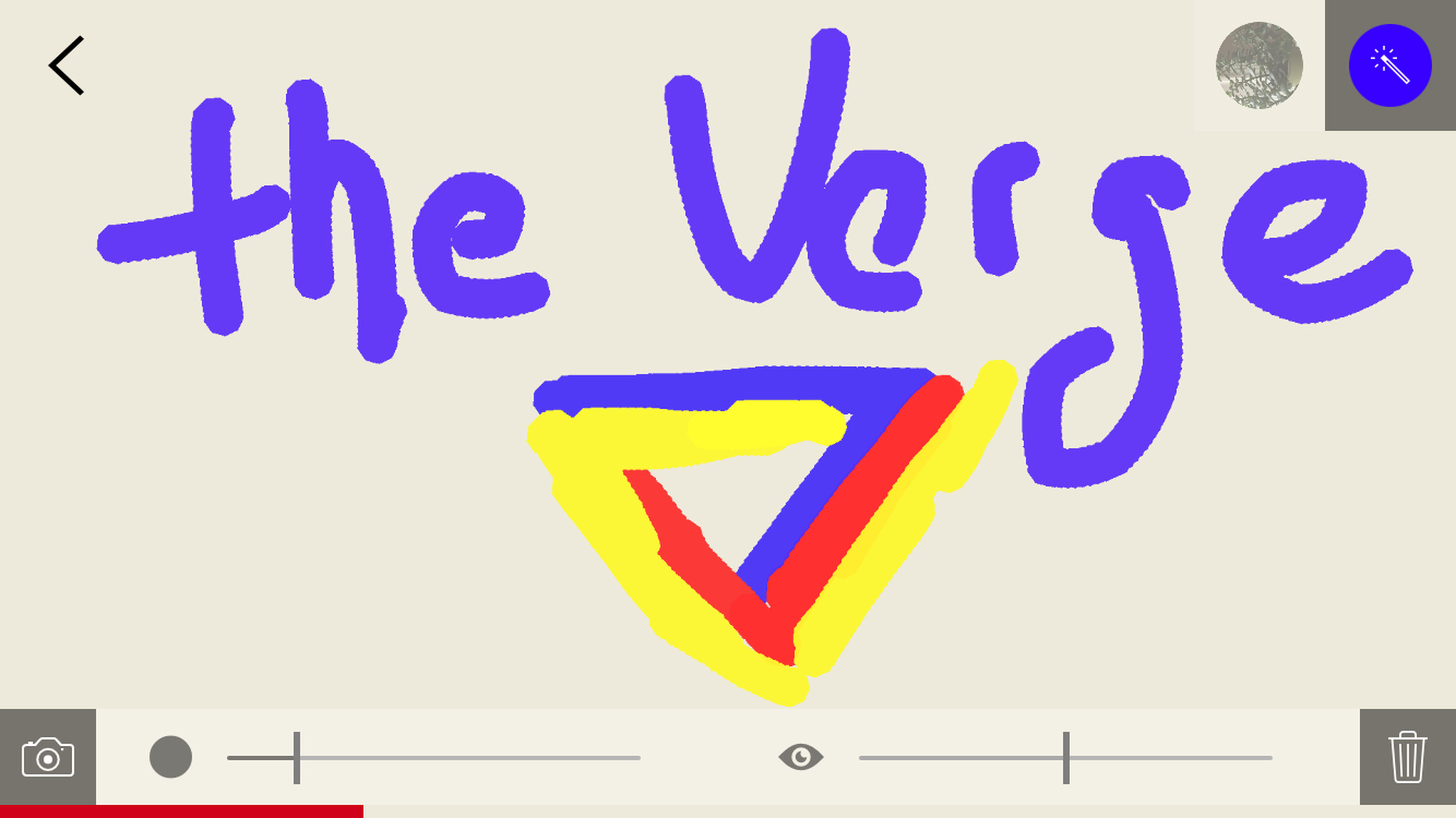 painting with the verge