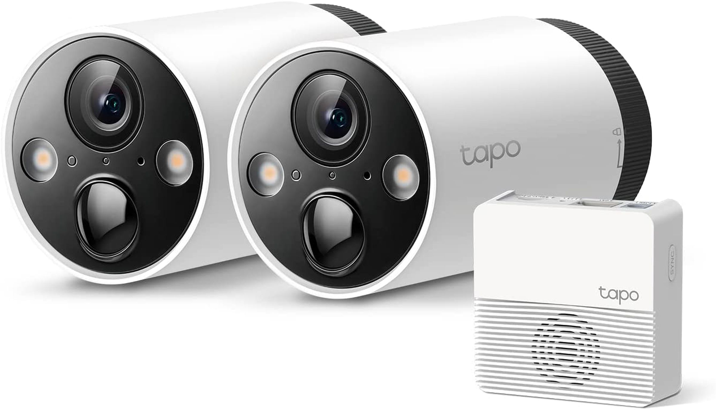 The Tapo camera hub needs to be connected to Ethernet and has a micro-SD card for local storage.