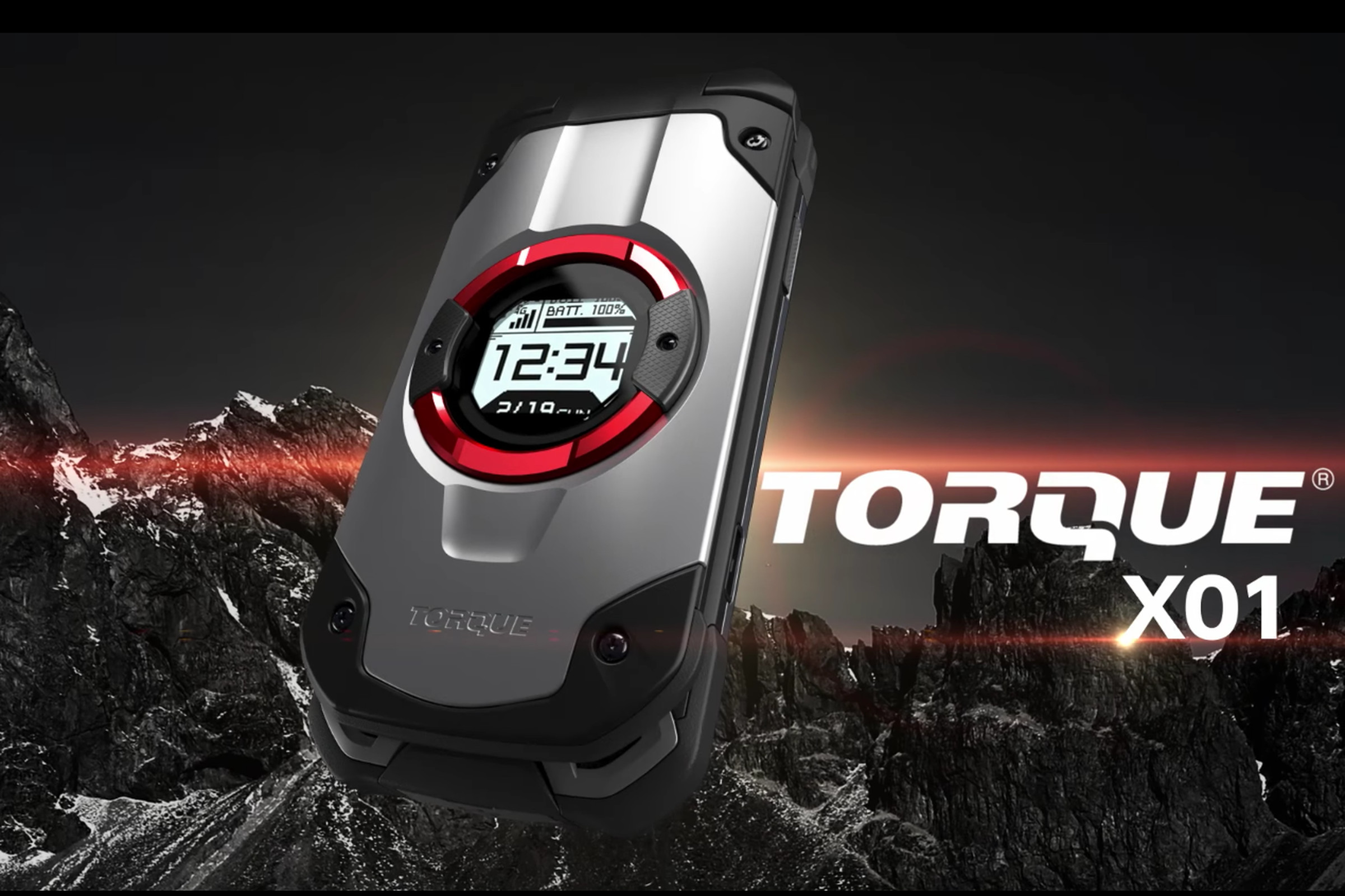 The Torque X01 super-tough feature phone.