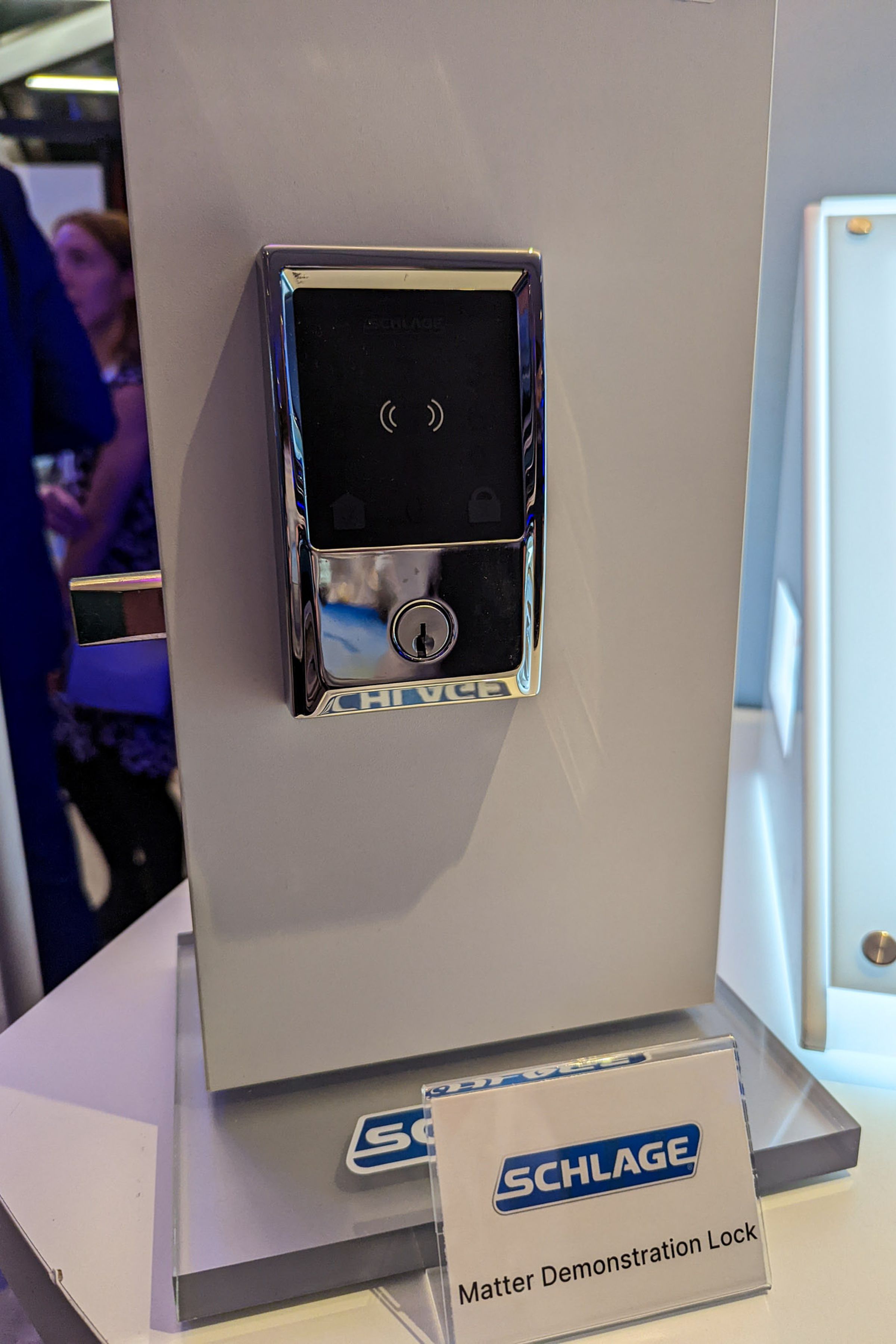 A Matter-enabled Schlage lock was on display at the Matter launch in November, but the company has not released one yet.