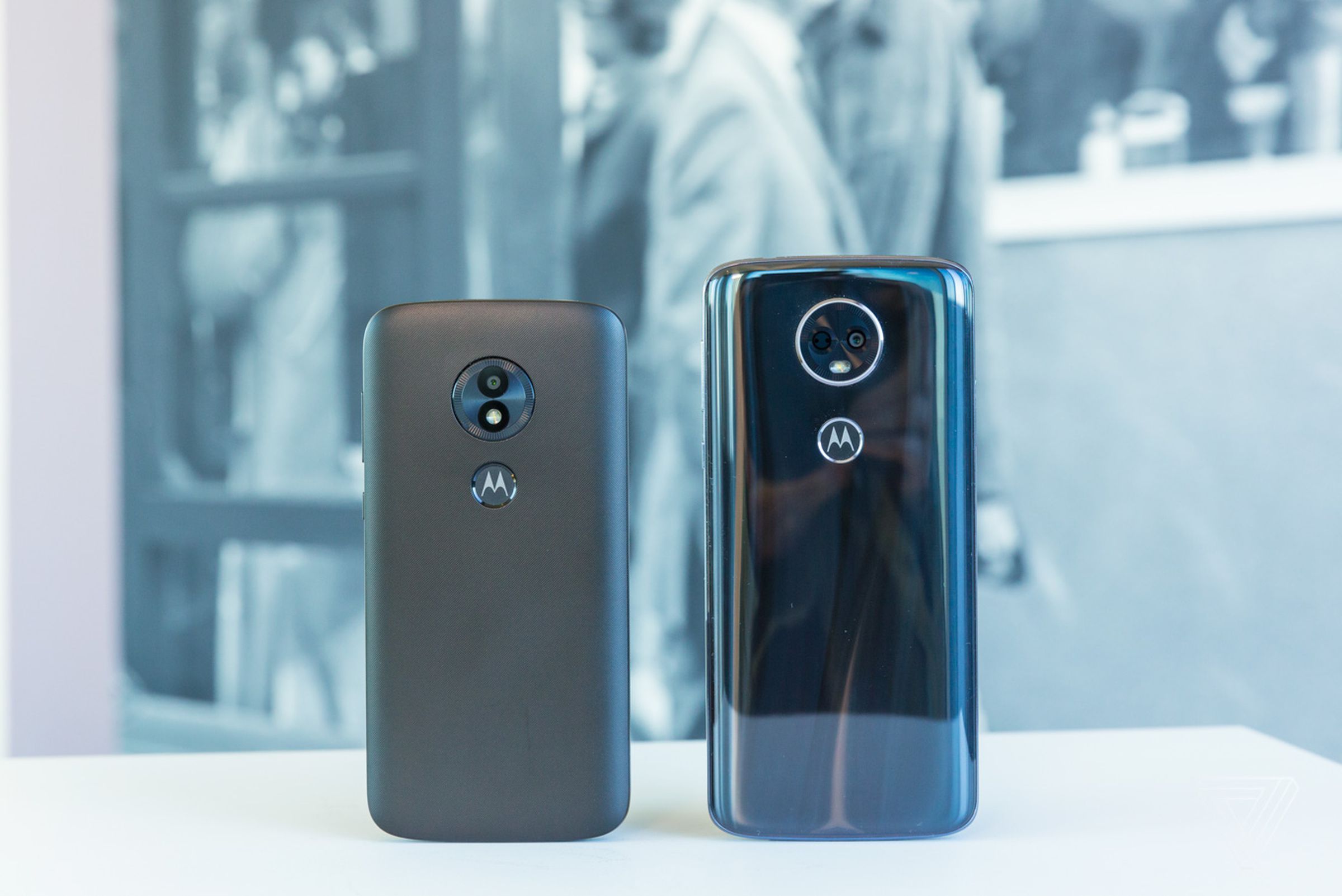 Moto E5 Play (left) and Moto E5 Plus (right)