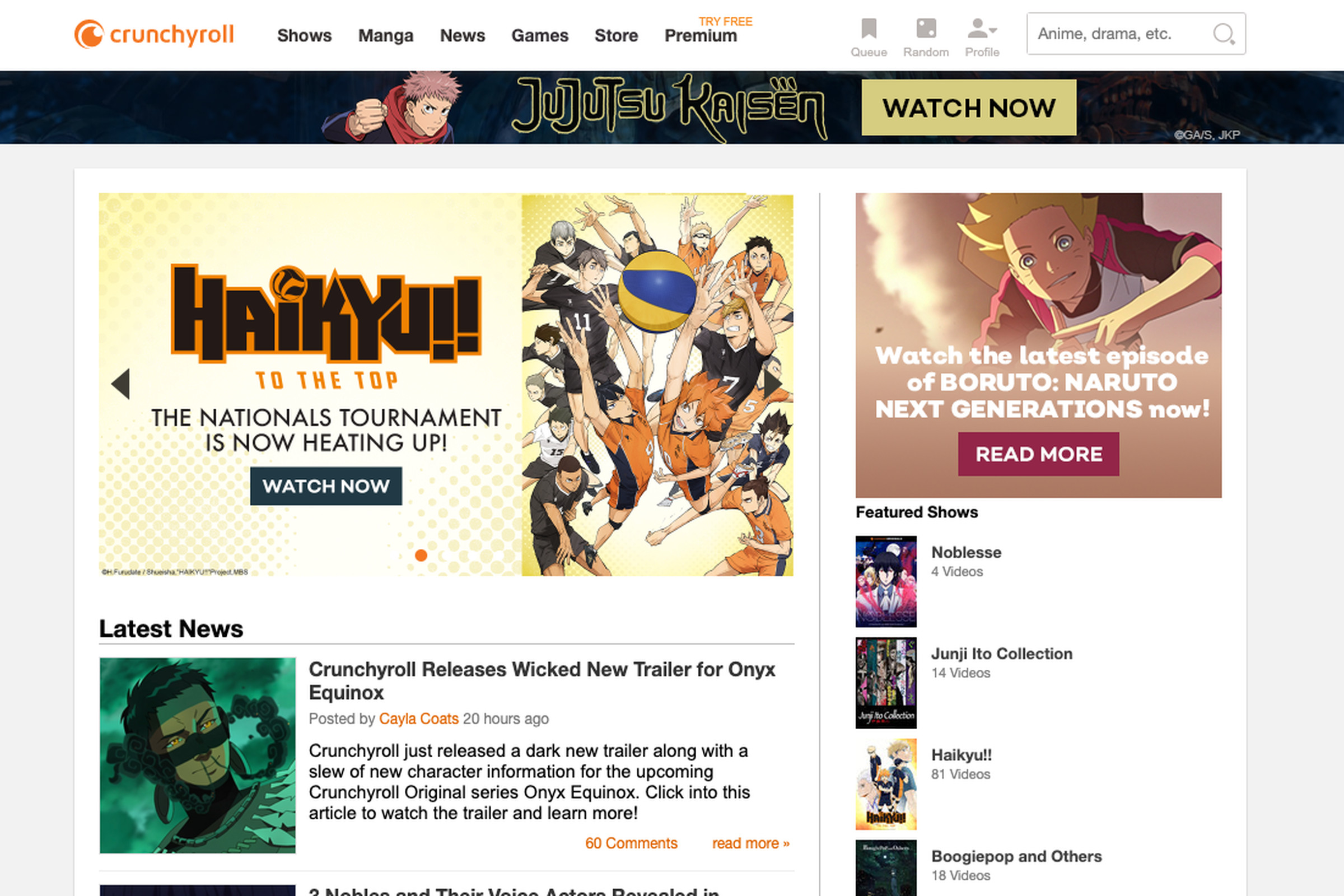 Crunchyroll has 70 million free members and some 3 million paying subscribers. 