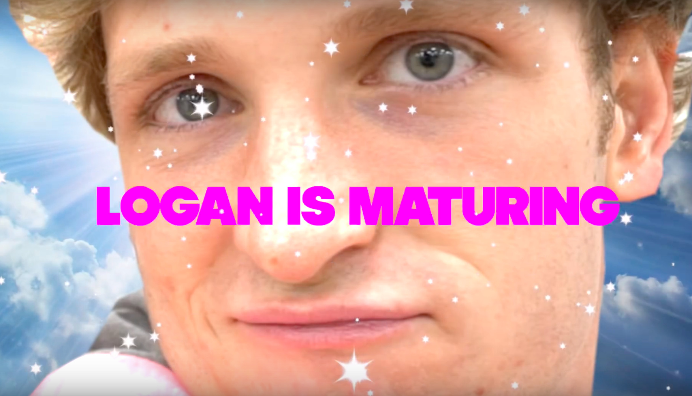 A gag in a Logan Paul vlog.