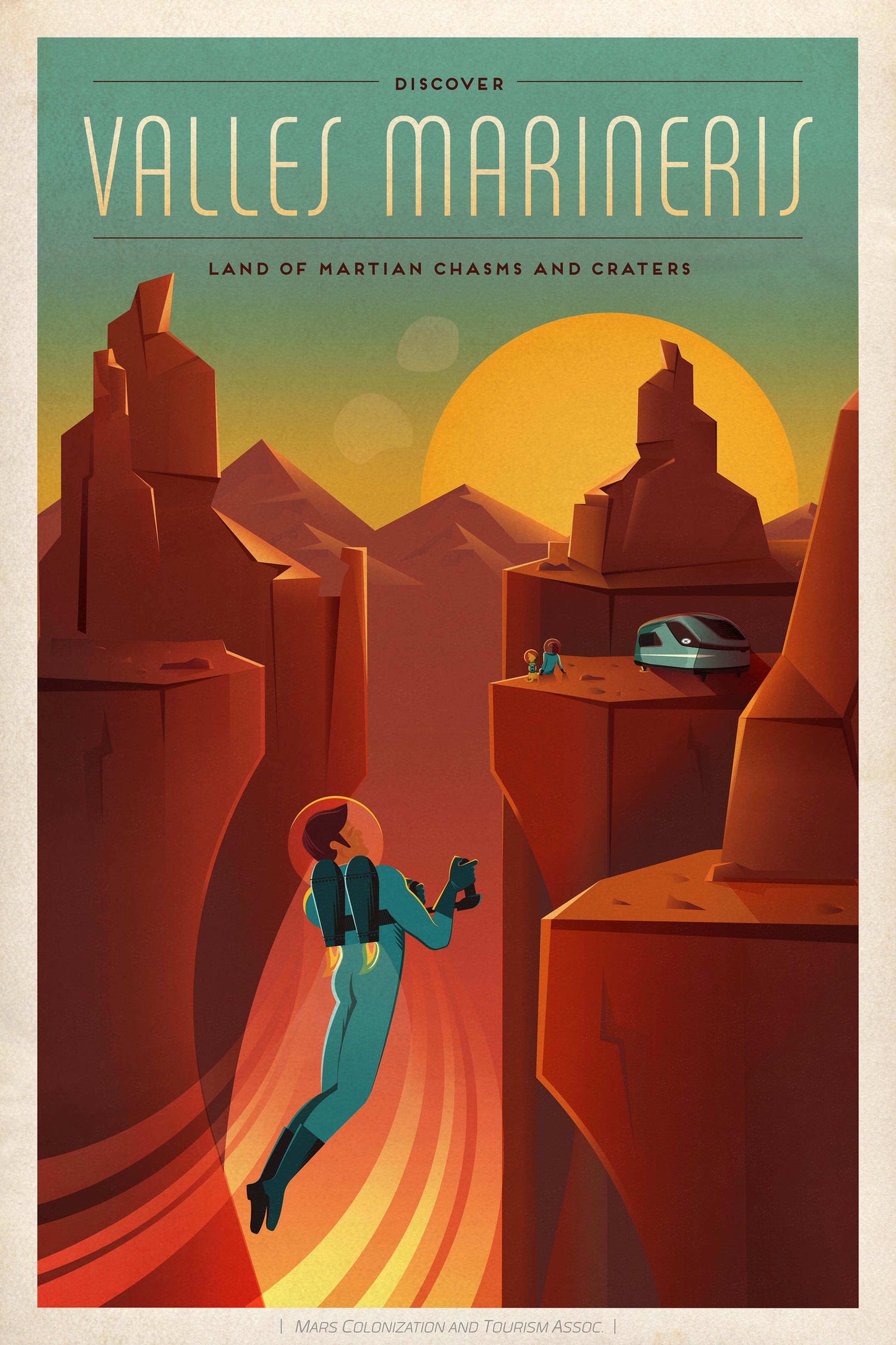 SpaceX Mars poster
