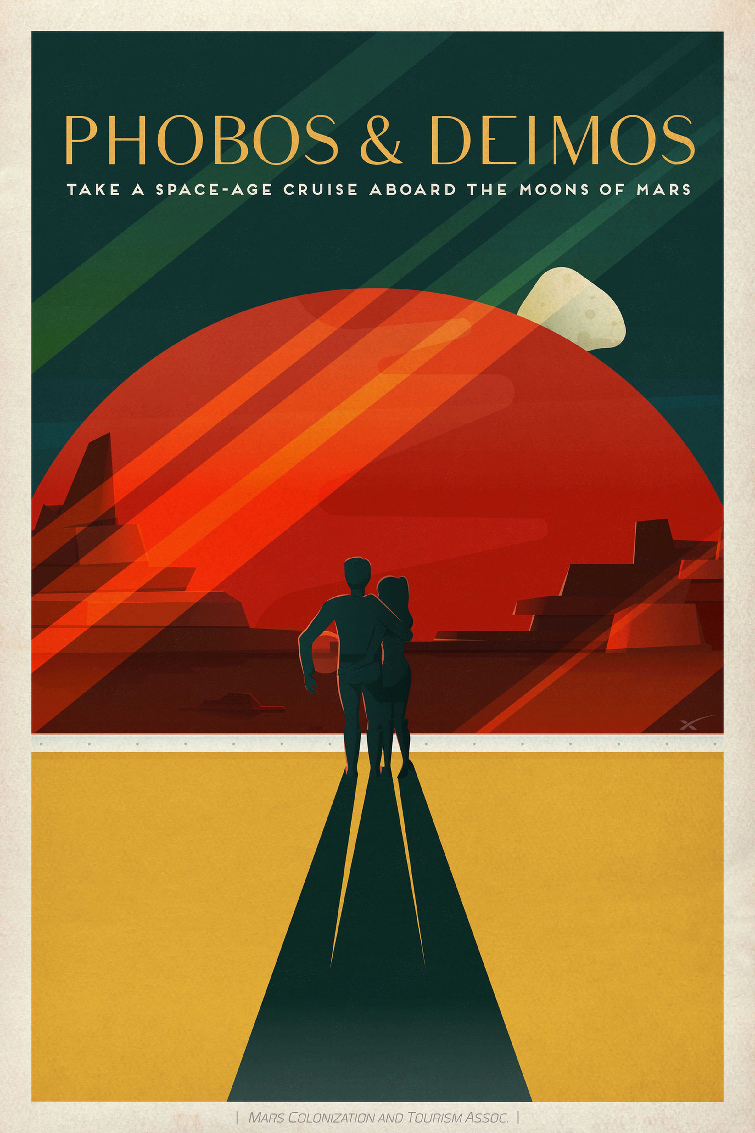 SpaceX Mars poster