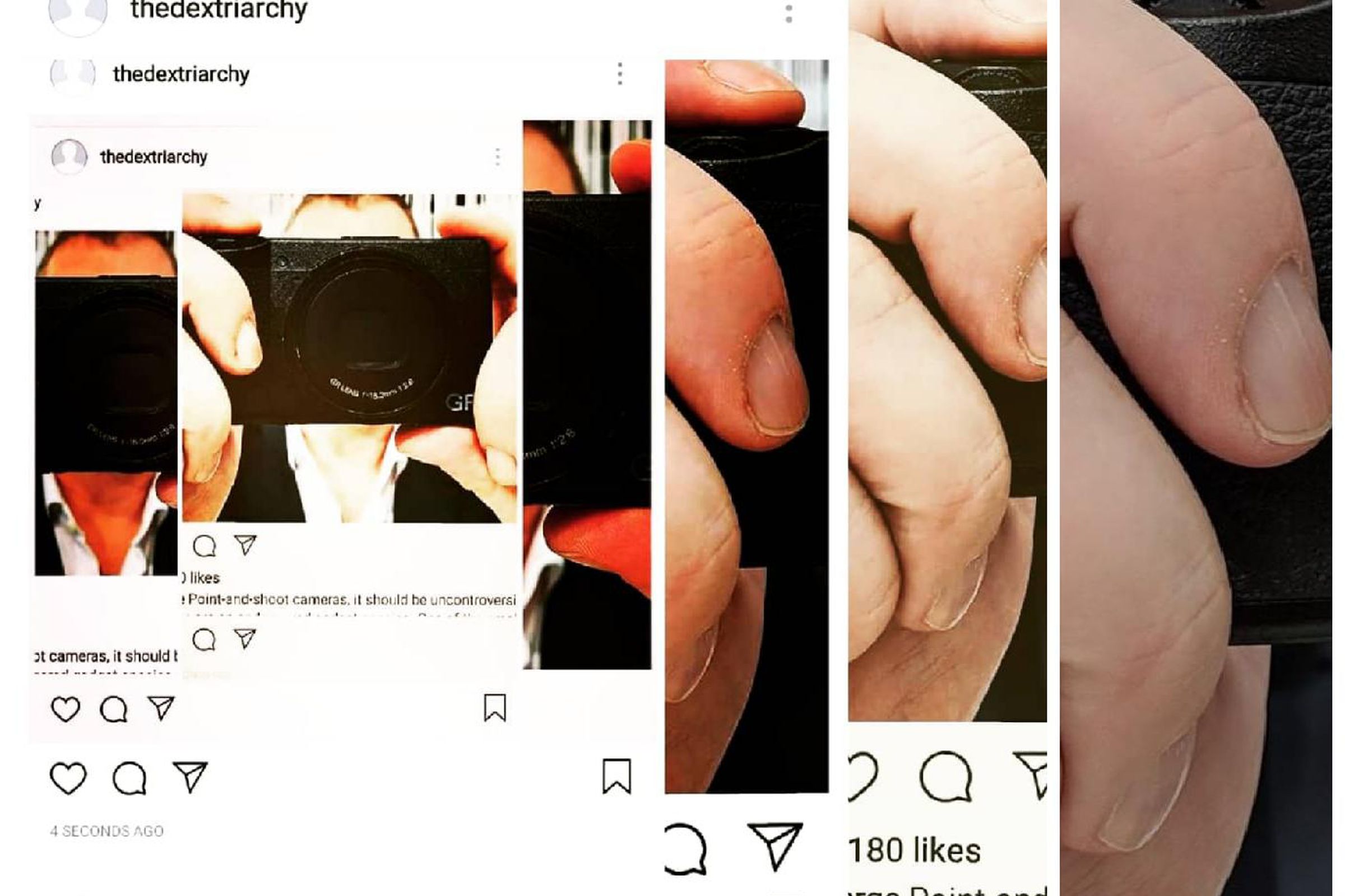 Instagram Overlapping Photos
