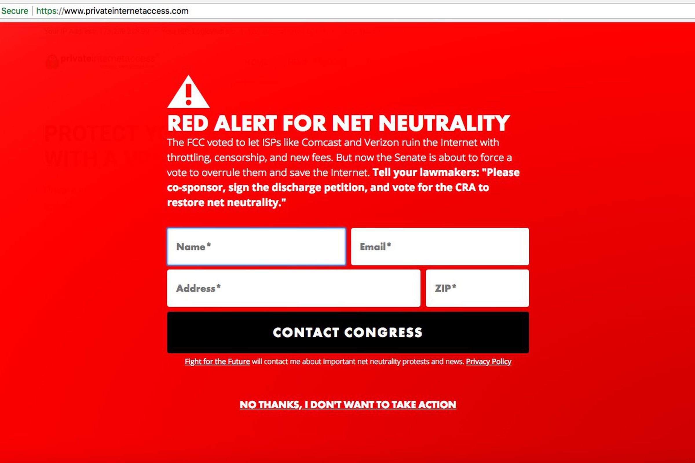 Net Neutrality Day of Action 2018