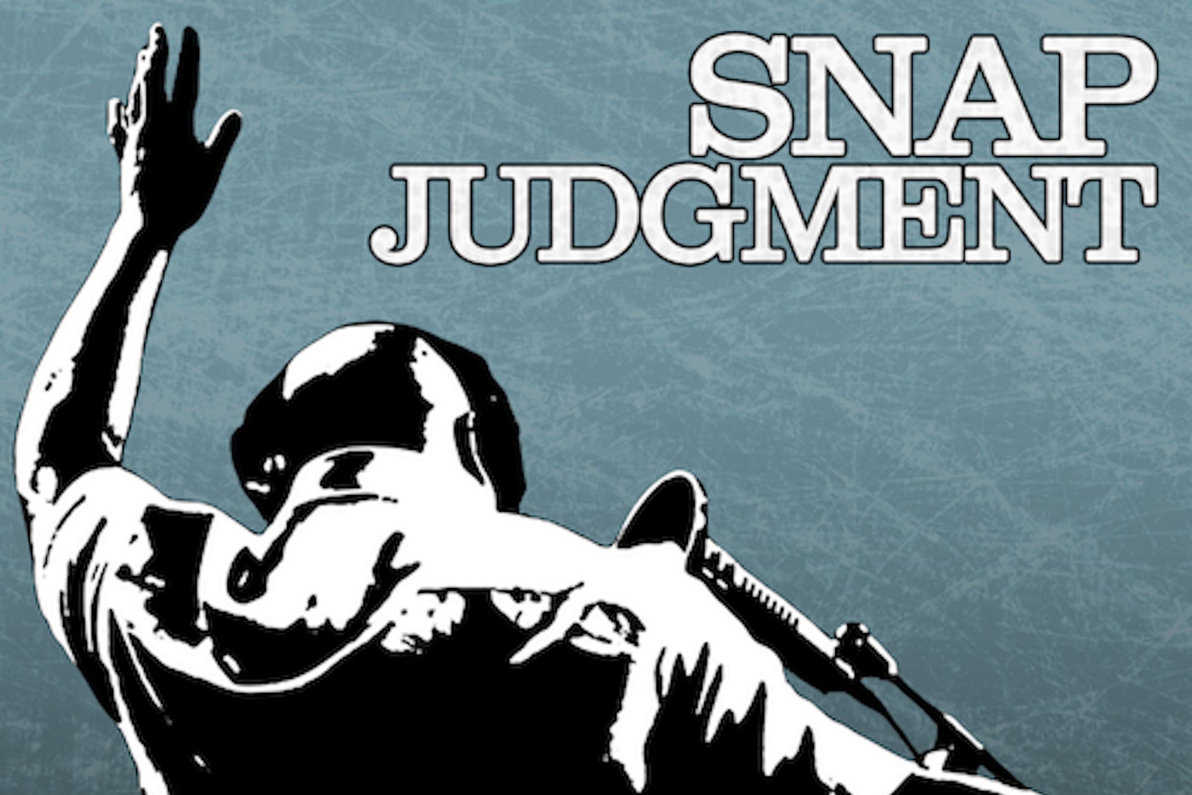 The podcast cover art for Snap Judgement.