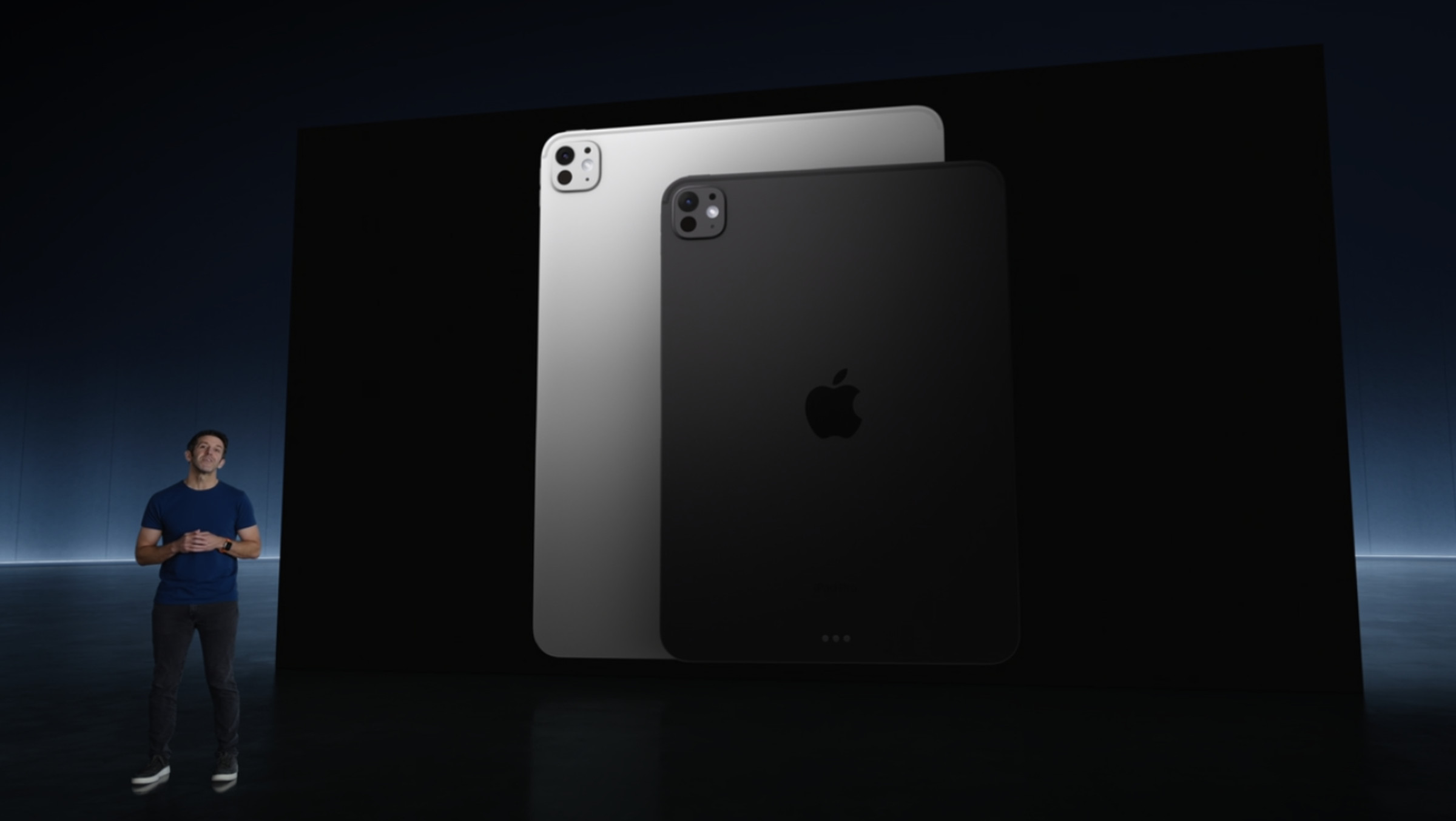 An image of Apple’s 2024 iPad Pros.