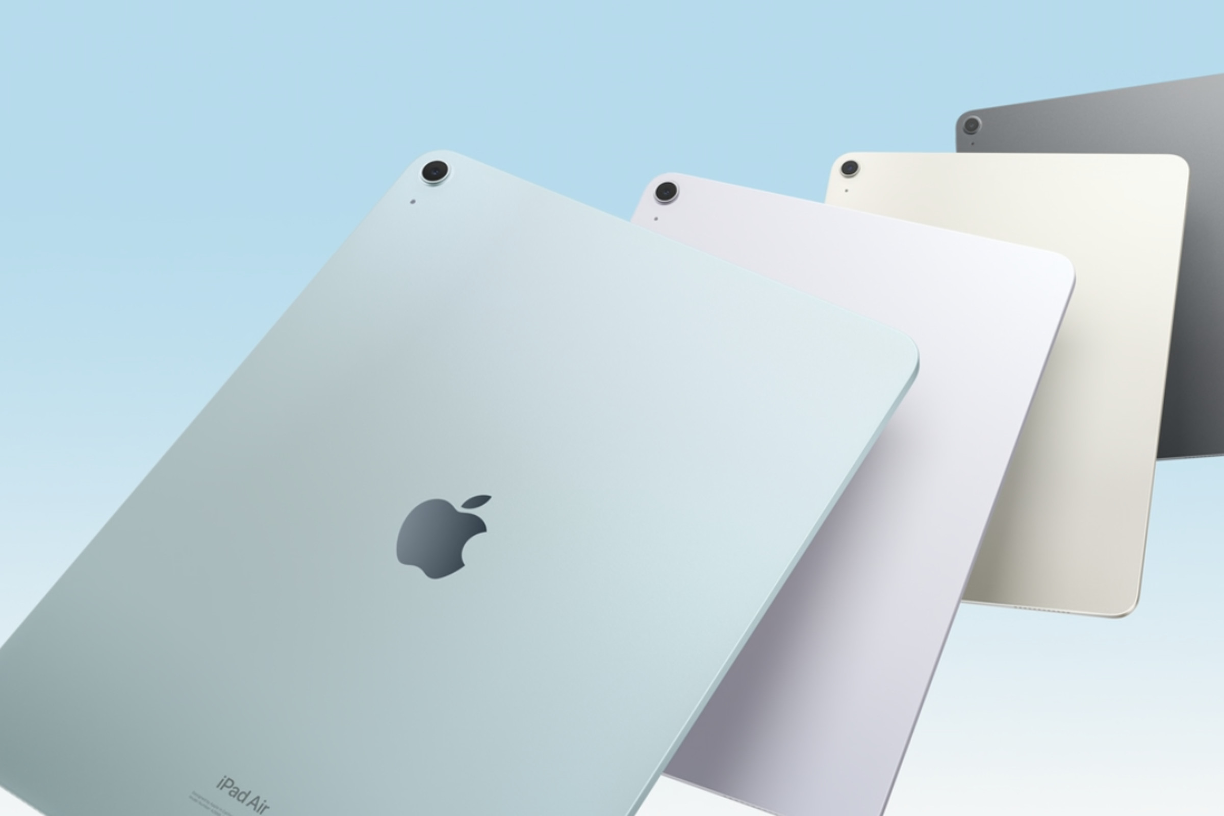 An image showing Apple’s iPad Air lineup