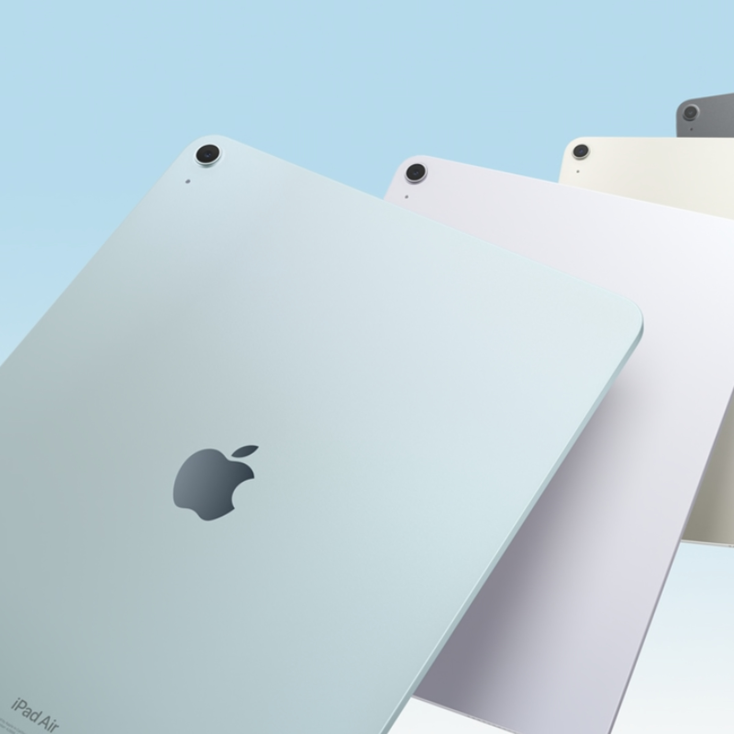 An image showing Apple’s iPad Air lineup