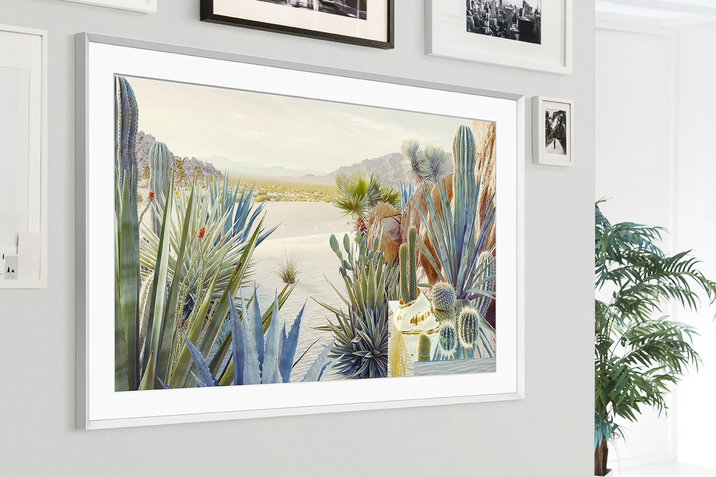 When not in use, Samsung’s Frame TV can be used to display more than 1,400 works of art.