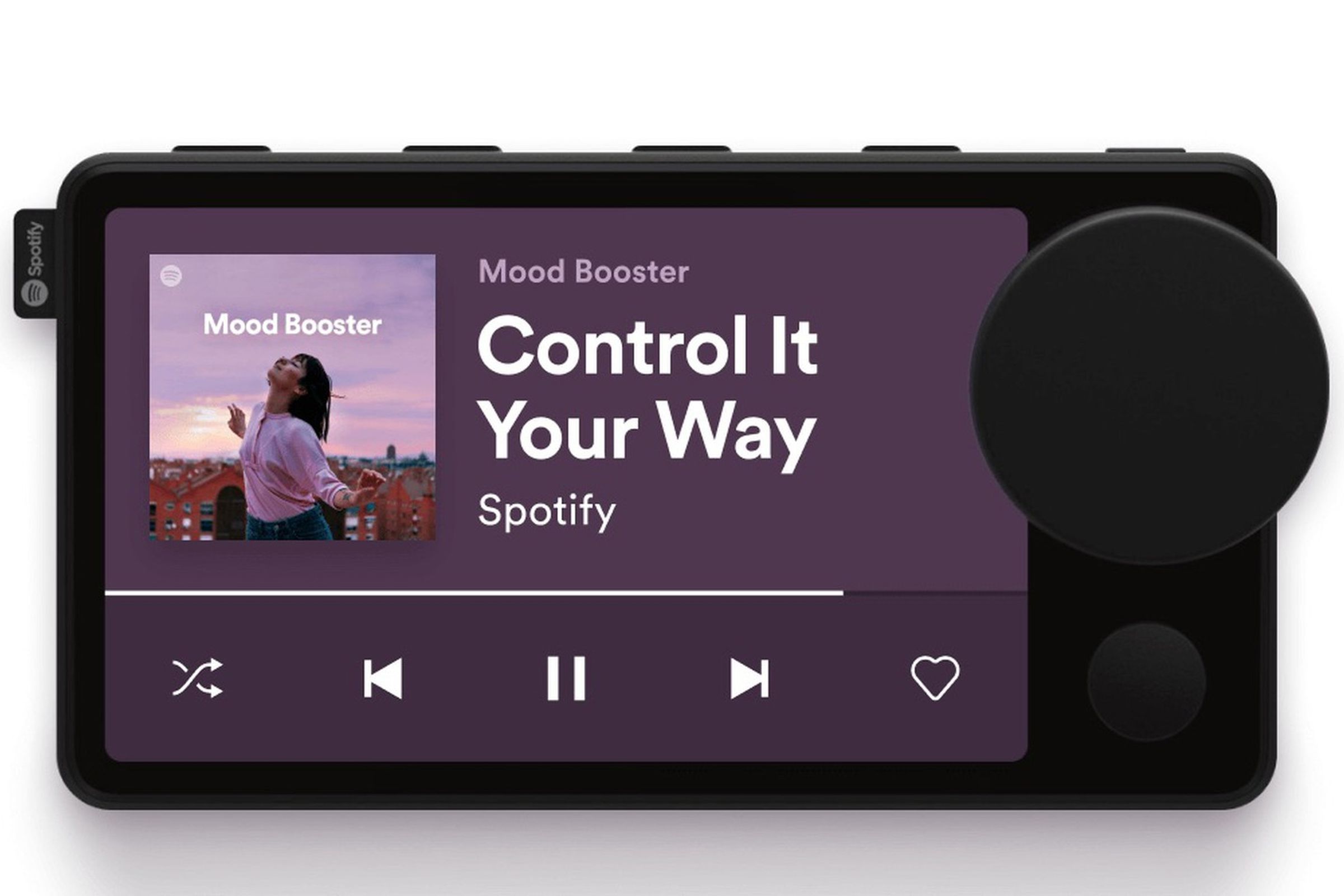 A leaked image of Spotify’s Car Thing.