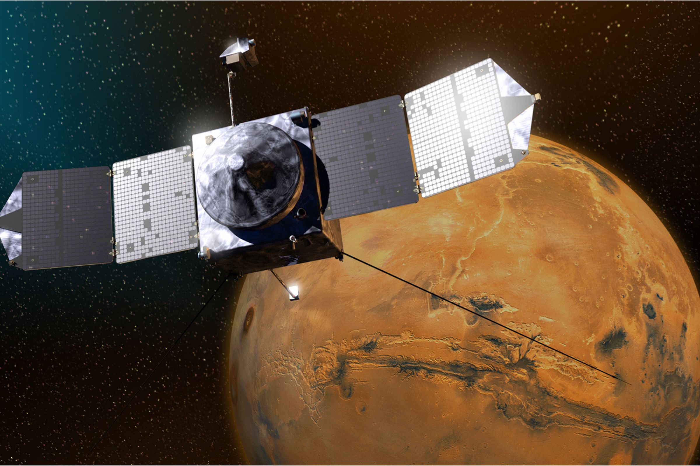 NASA’s MAVEN spacecraft.