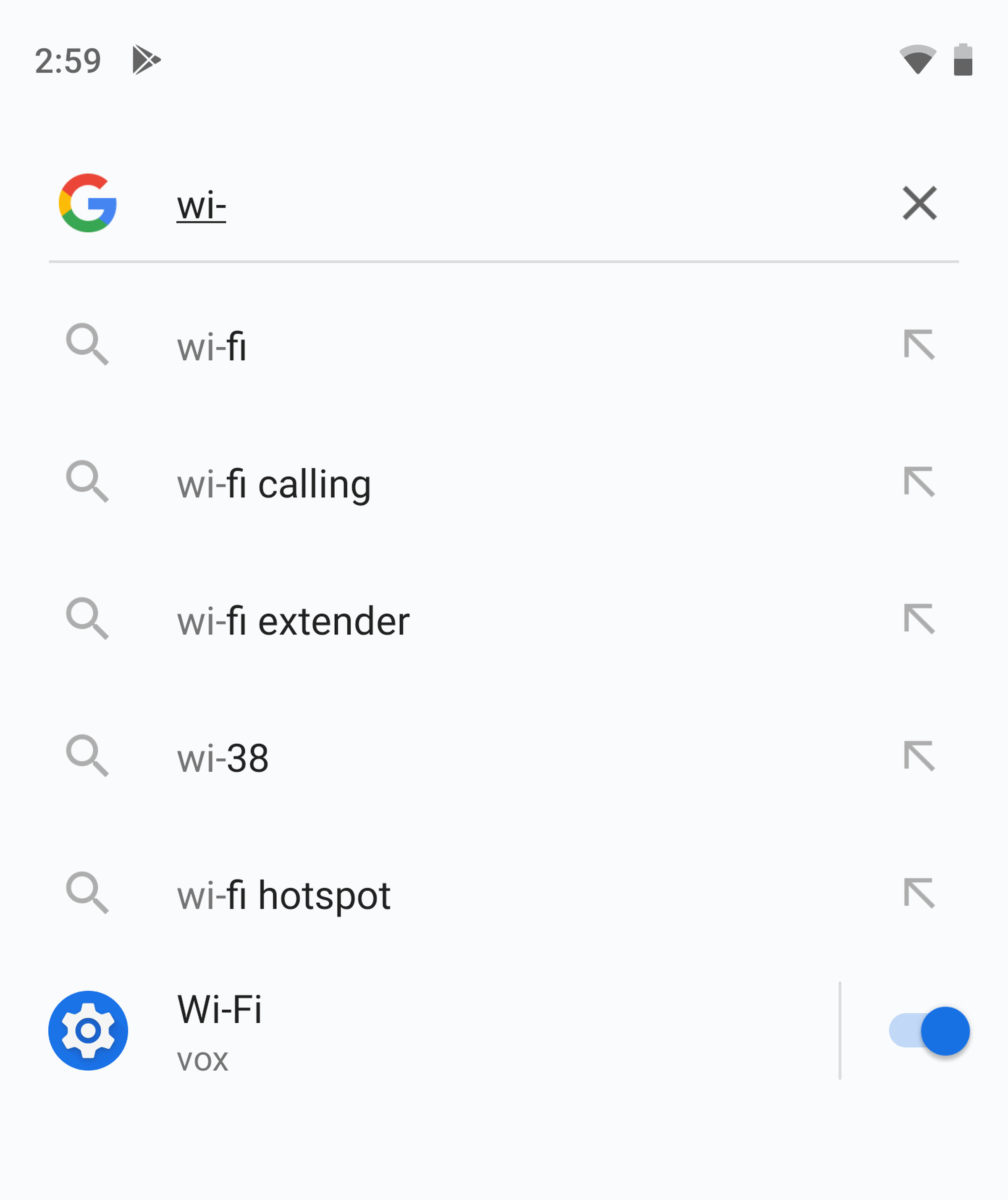 Android Pie wi-fi