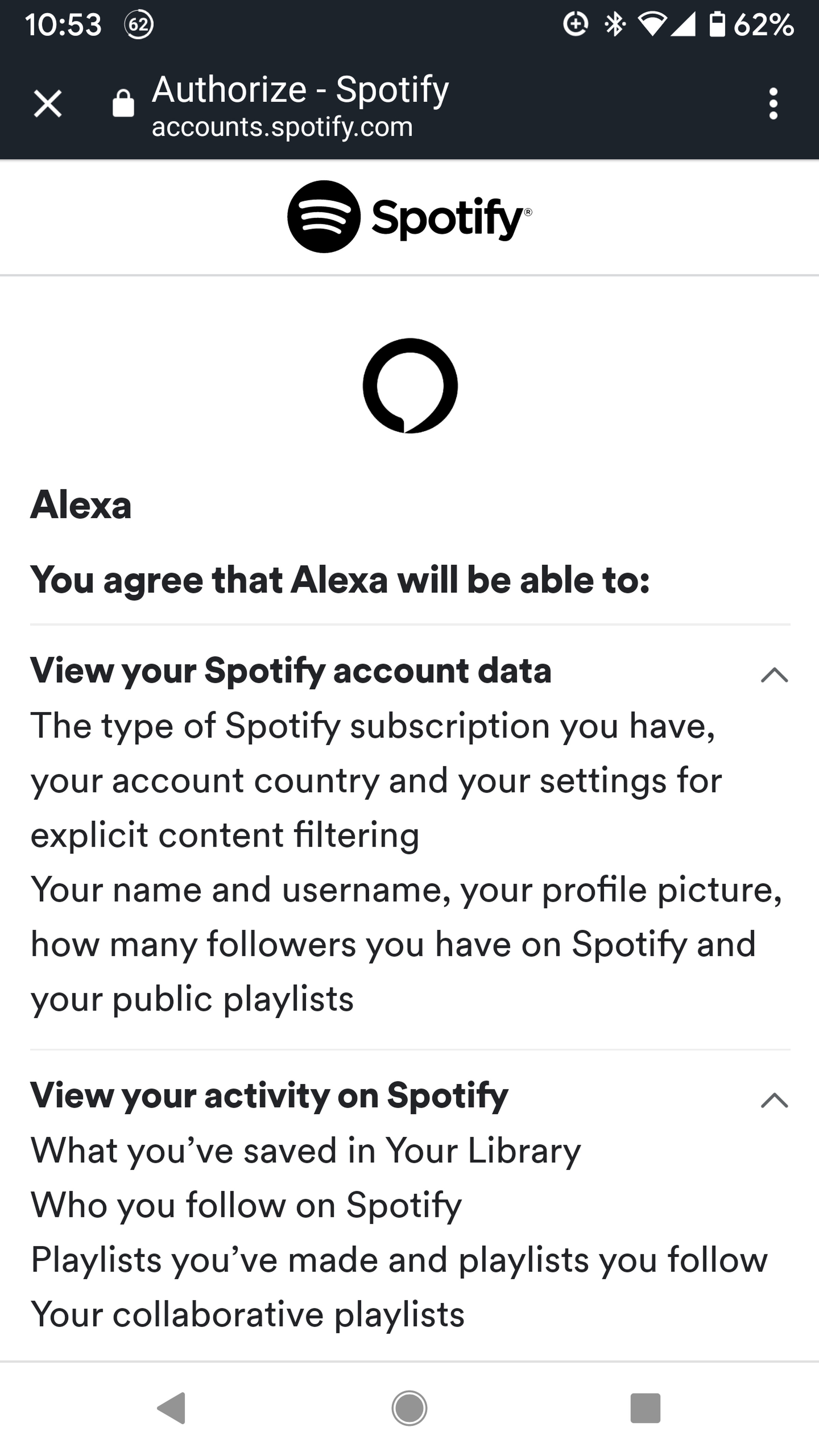 Connecting Alexa to music services