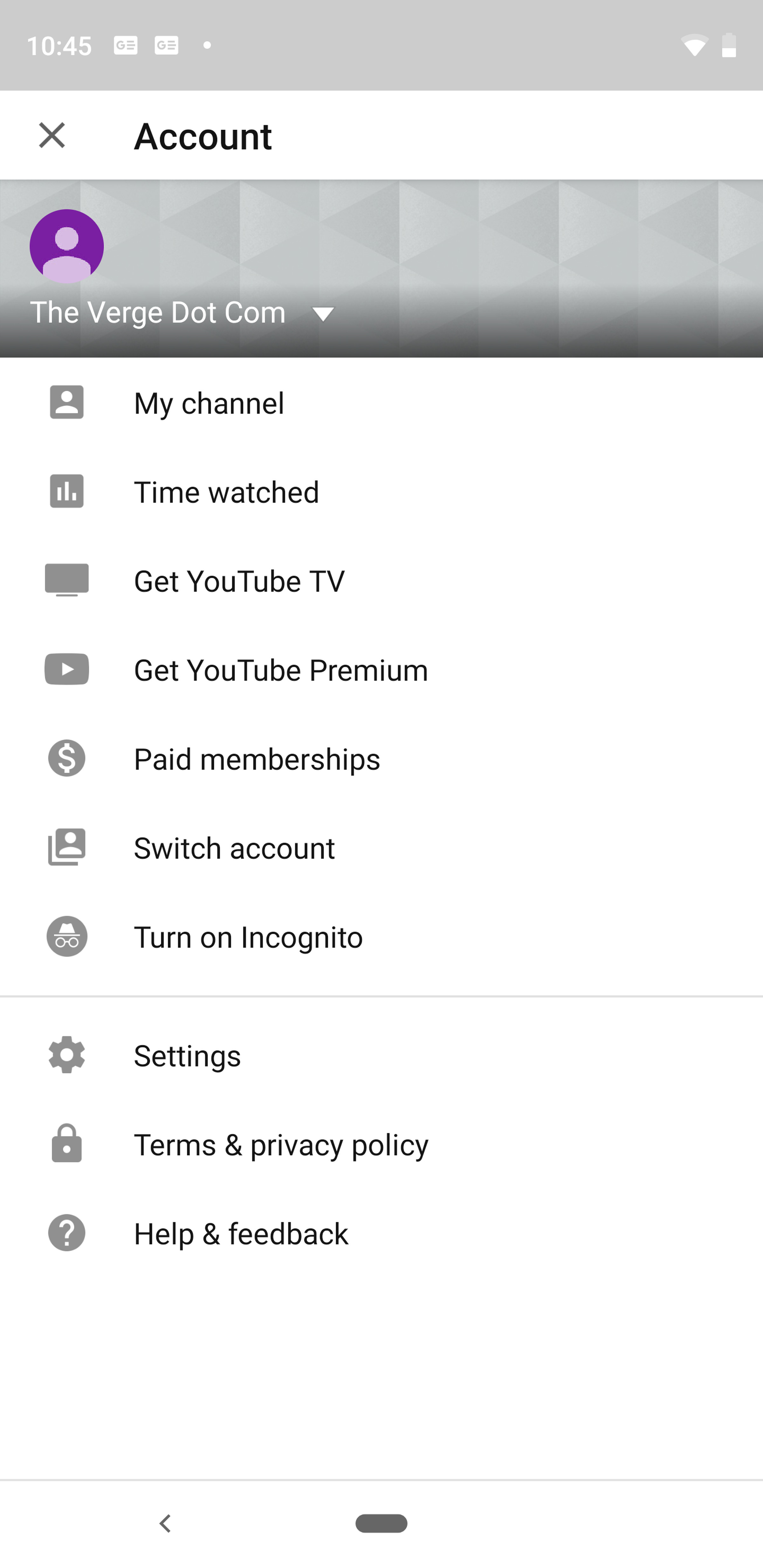 YouTube privacy