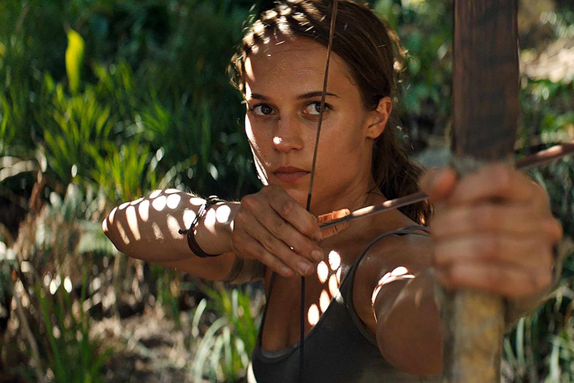 Alicia Vikander as Lara Croft in MGM’s 2018 Tomb Raider.