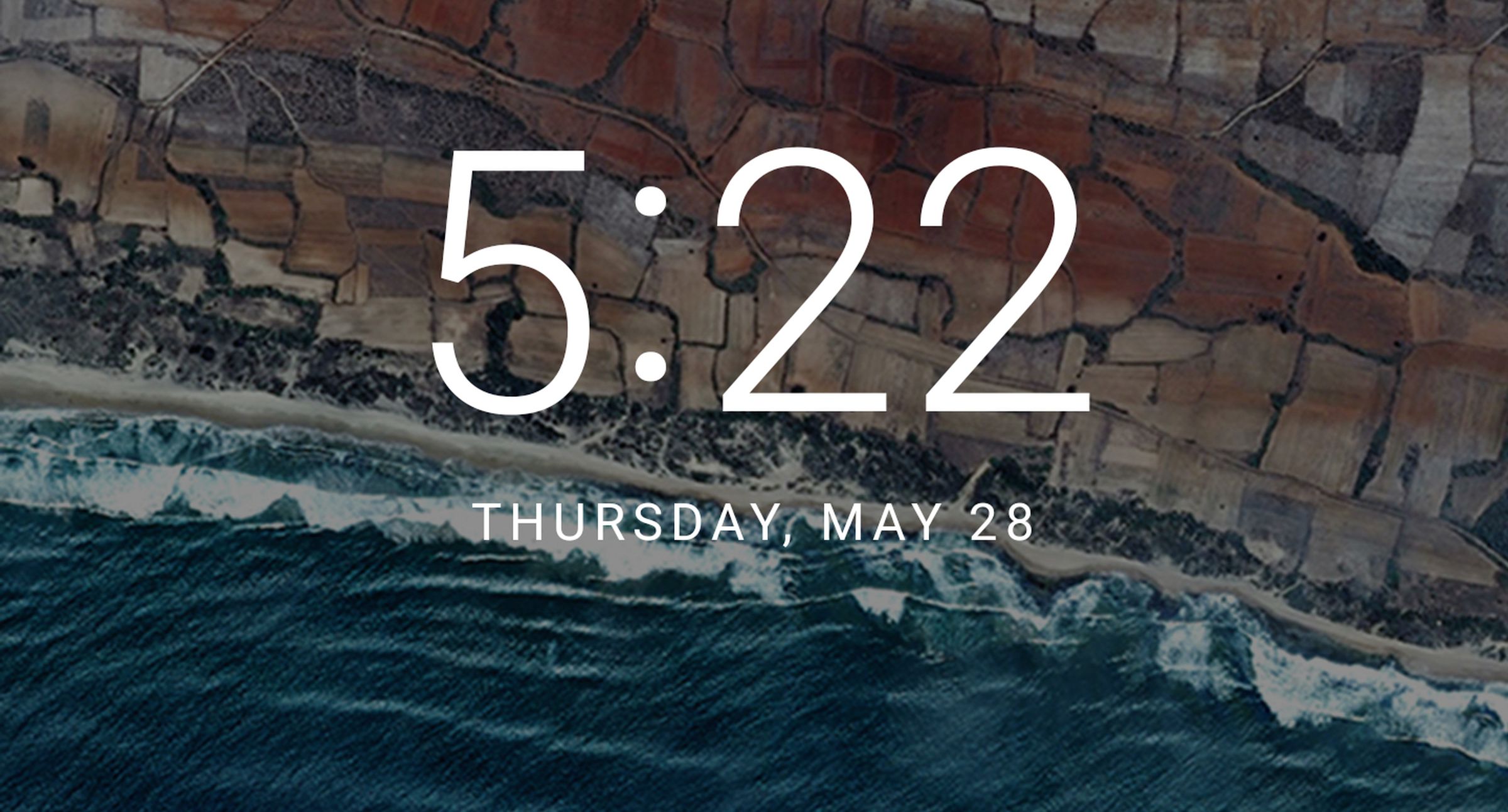 Android M lock screen