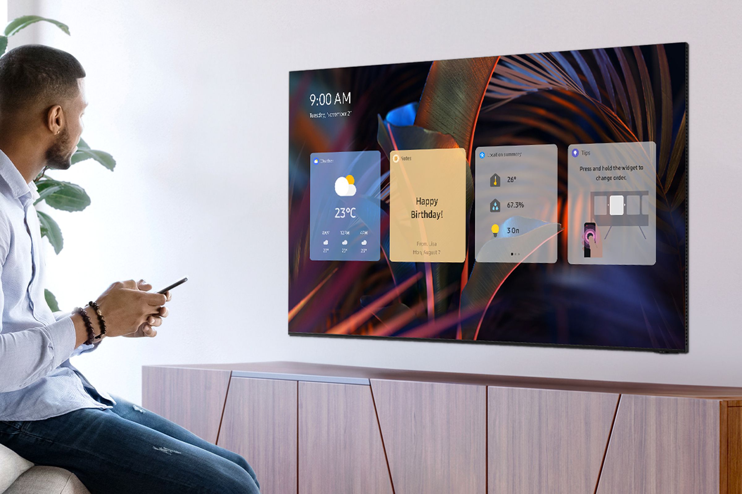 Samsung TVs are becoming more like smart displays with new features launching at CES this week.