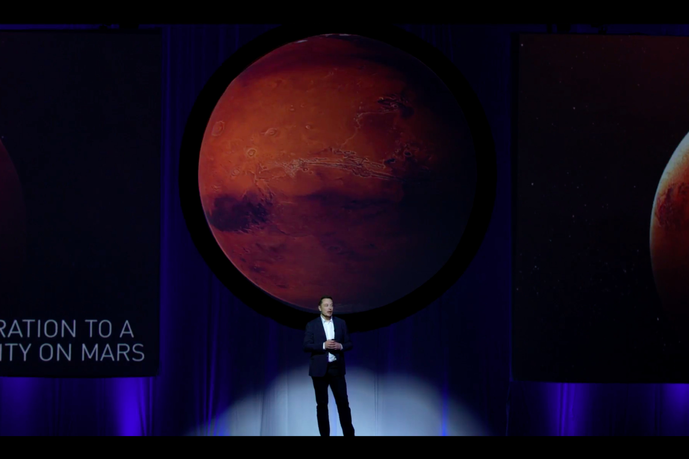 Elon Musk at SpaceX Mars Event