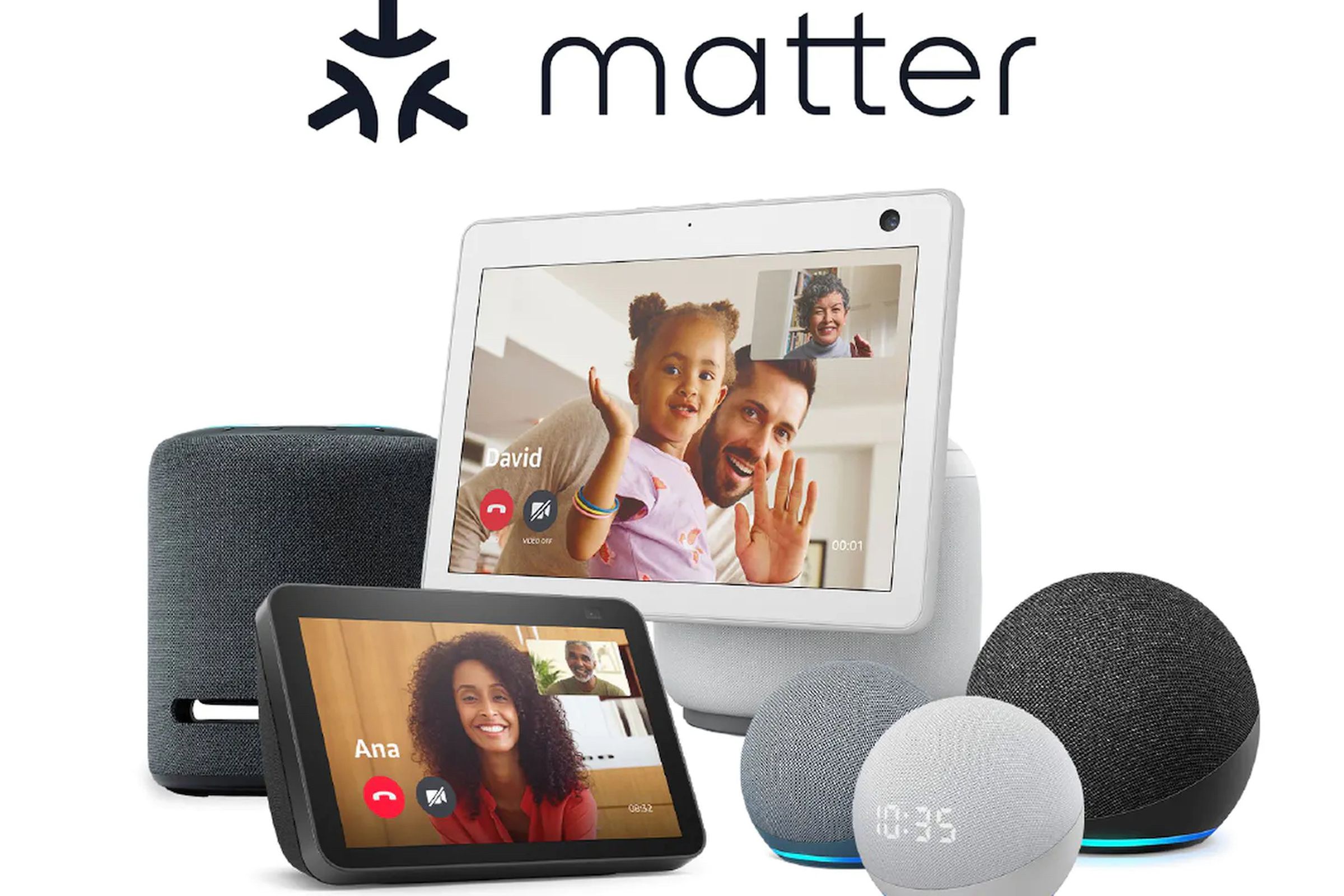 Seventeen Echo smart speakers and displays are getting upgraded to be Matter-over-Wi-Fi controllers in December. 