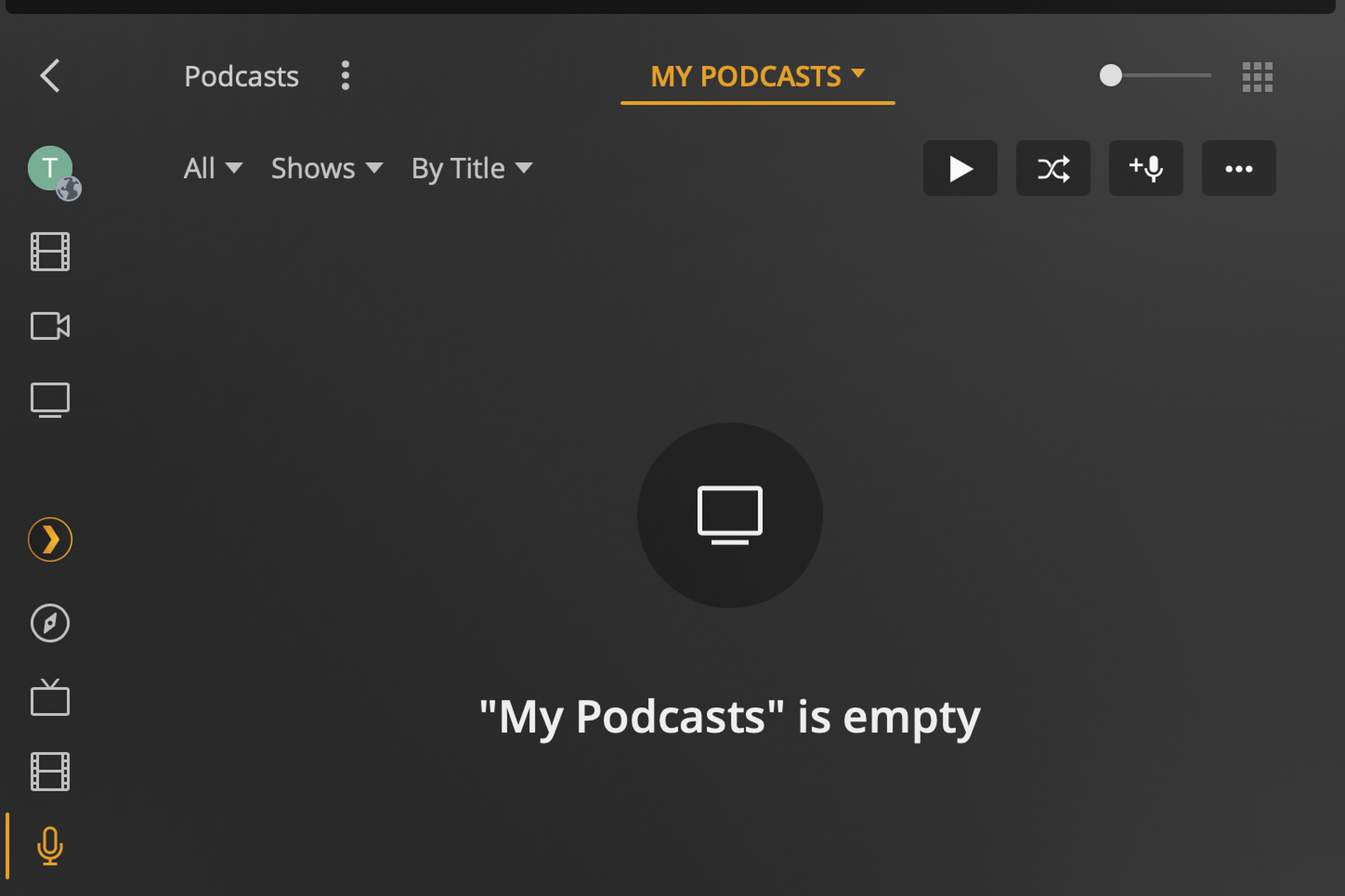 Plex podcast support is ending.