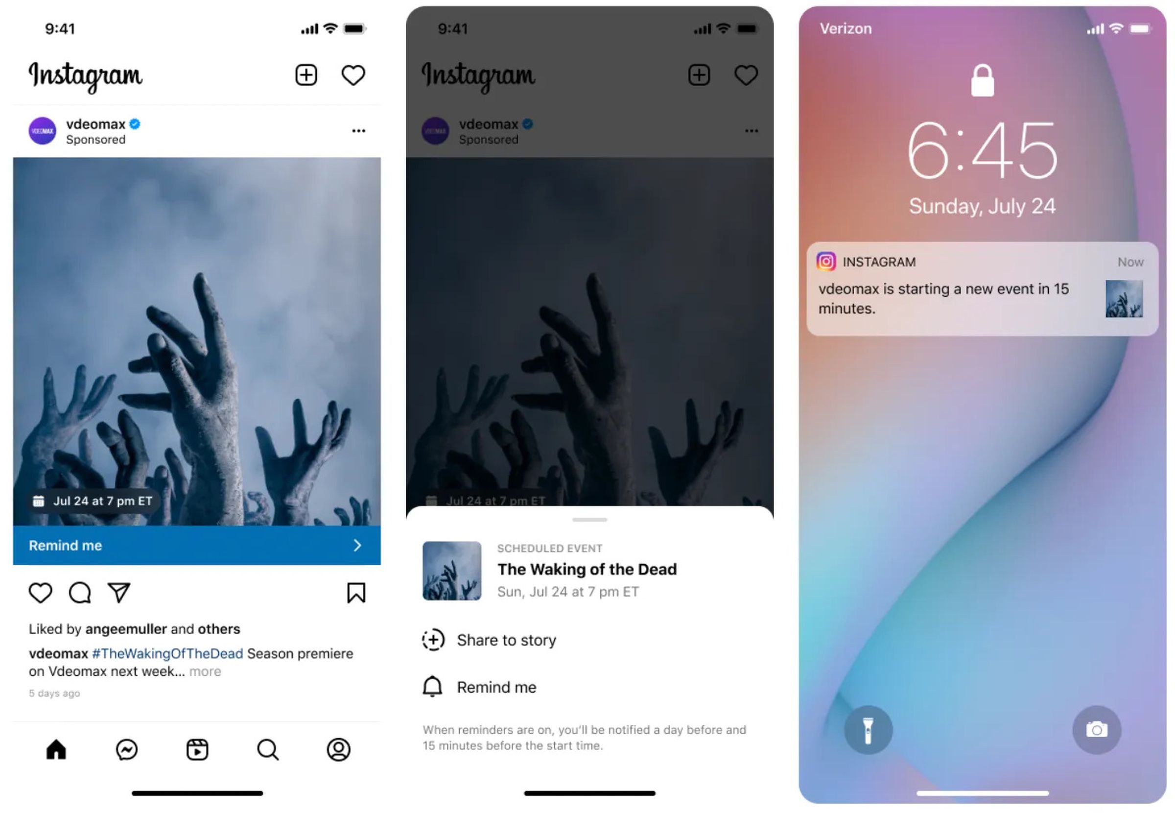 Here’s what Instagram’s “reminder” ads will look like.