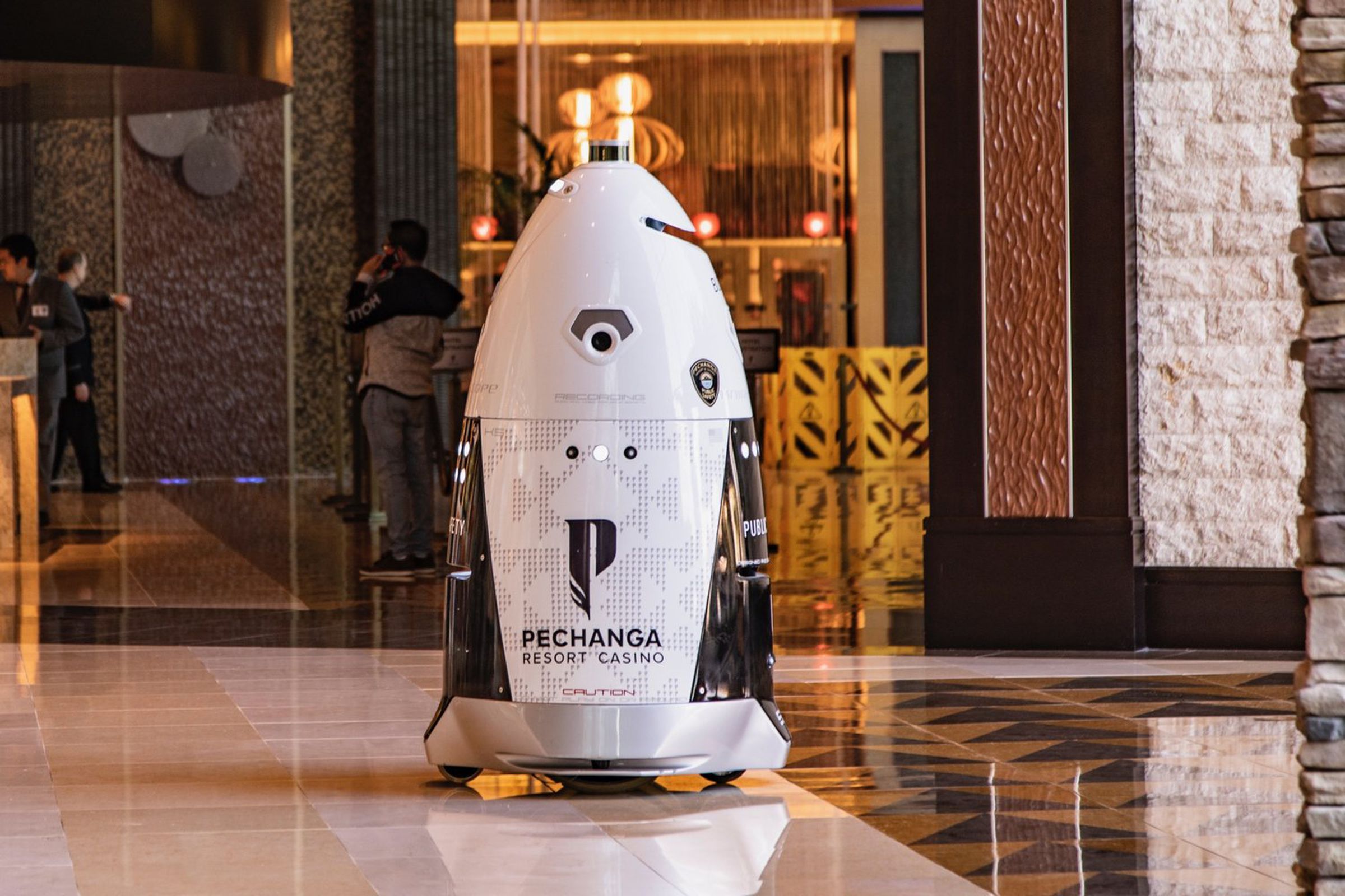 Knightscope’s robots are leased out to patrol hospitals, casinos, and other large buildings.