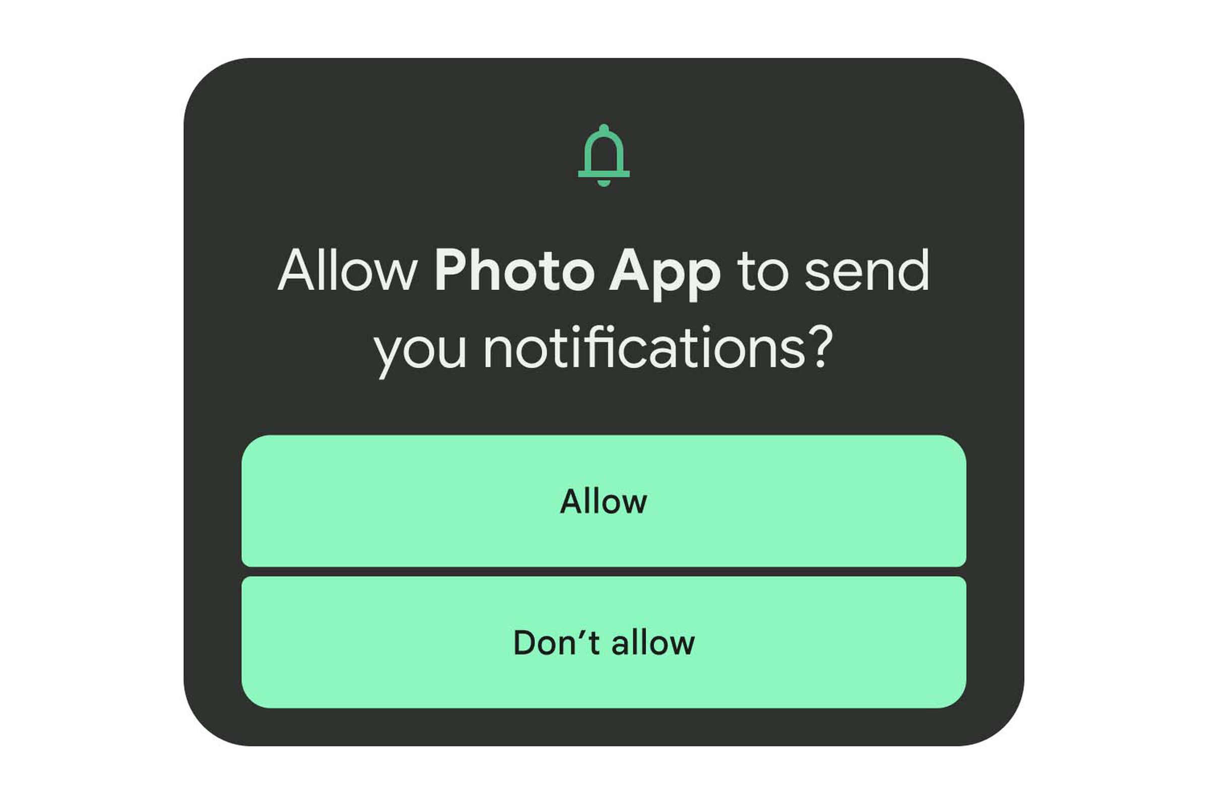 A new permission to allow apps to send notifications.