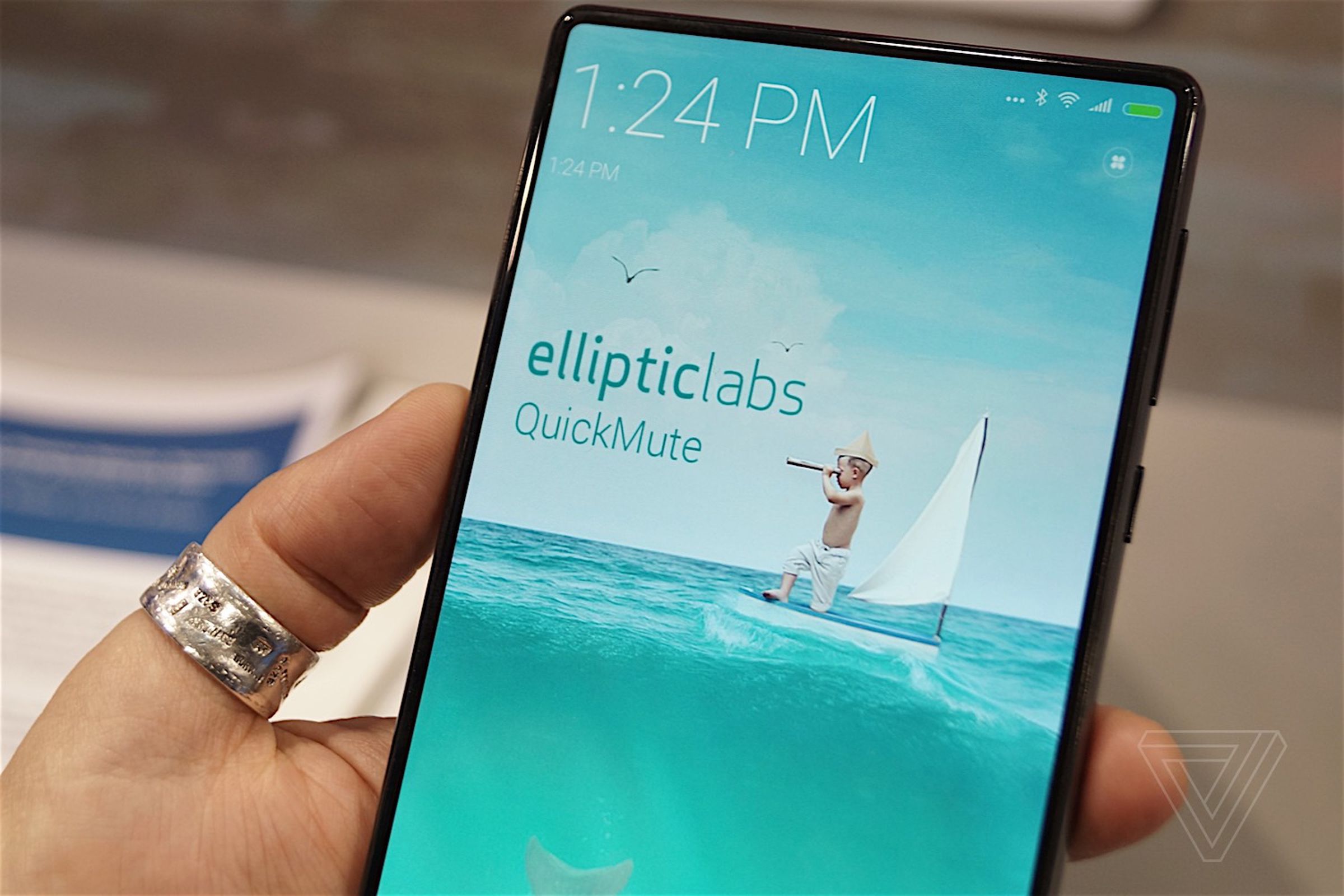 Elliptic Labs’ technology was used to help eliminate the bezel in Xiaomi’s Mi Mix phone.
