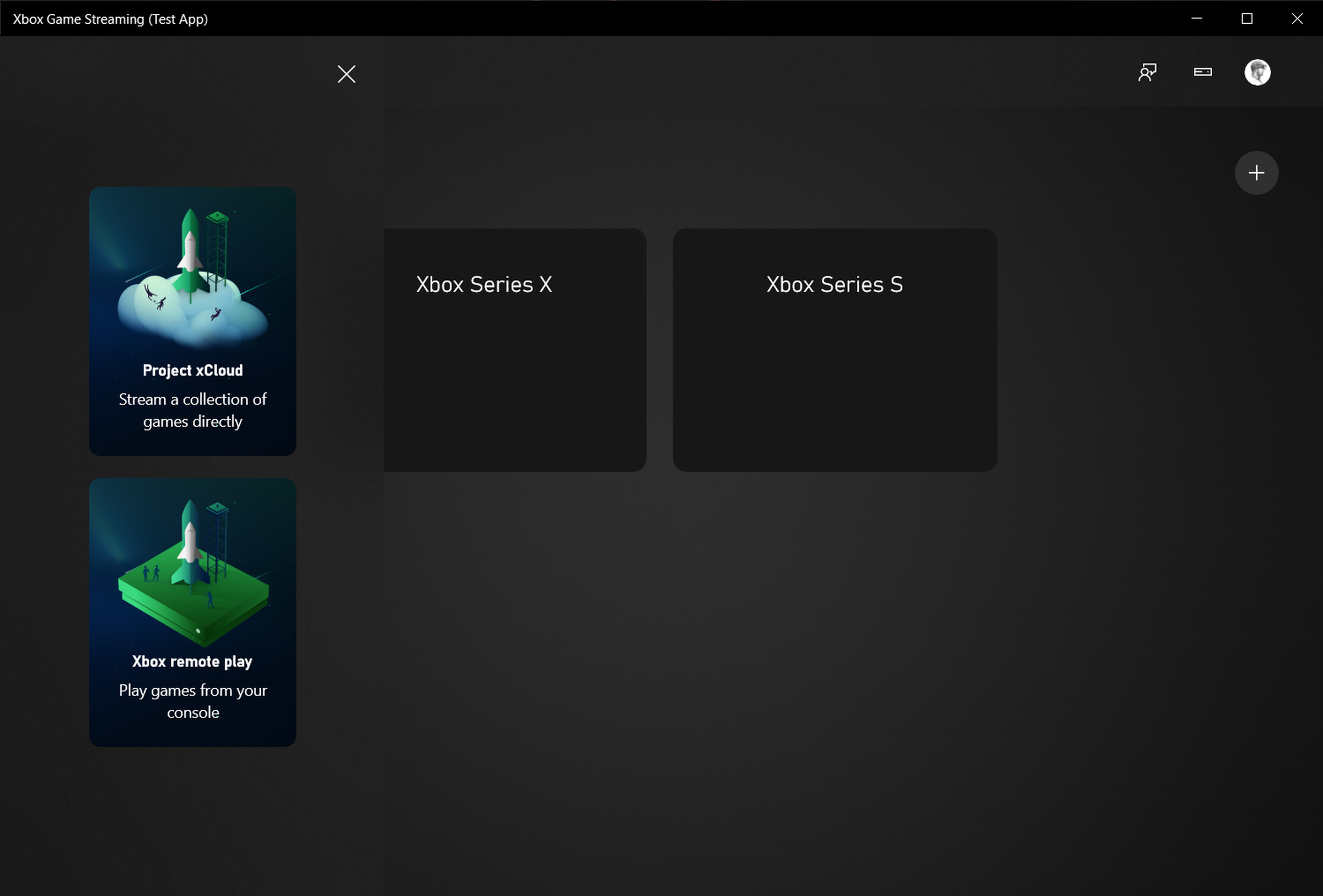 Microsoft’s unreleased Xbox Game Streaming app.
