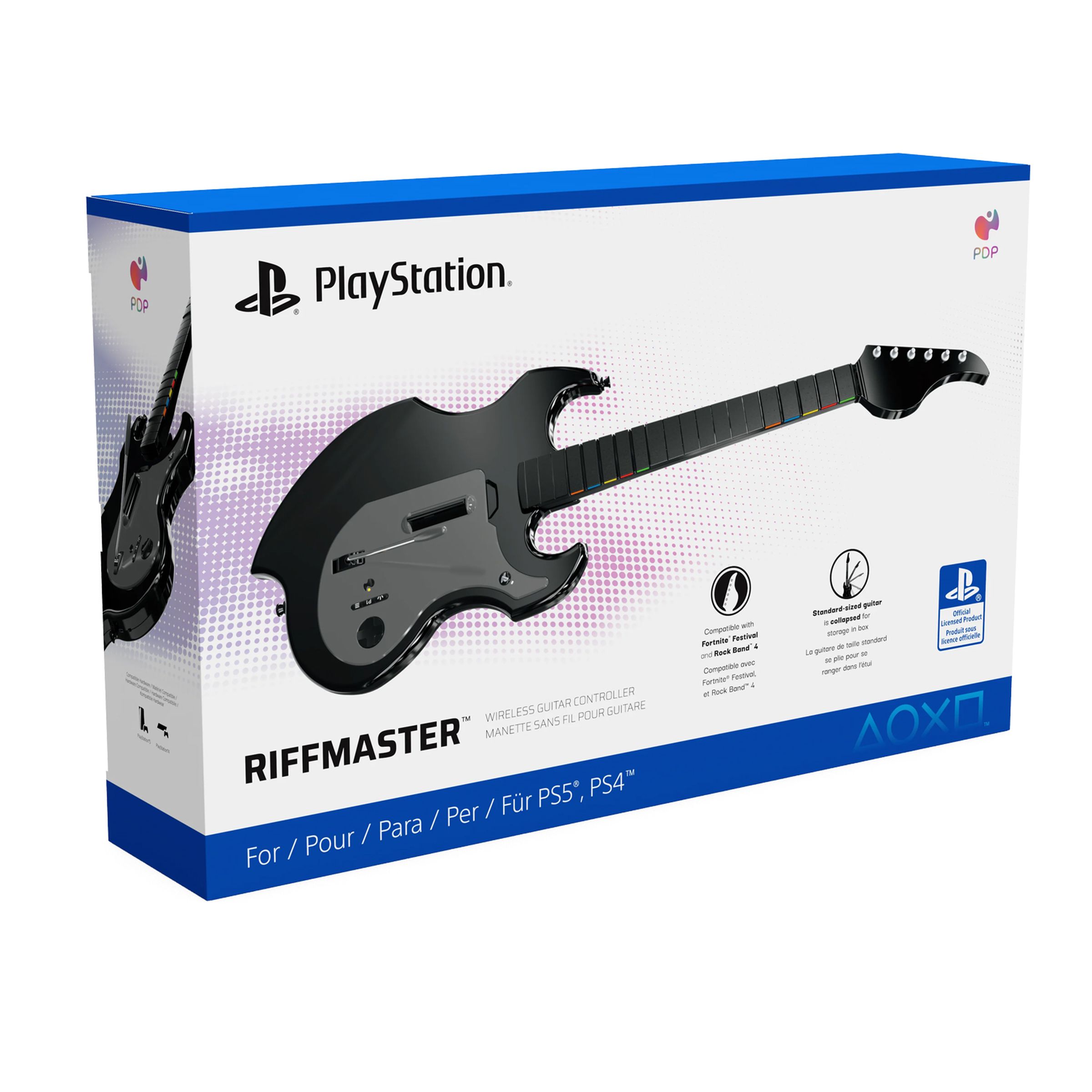 PDP Riffmaster for PS5 packaging