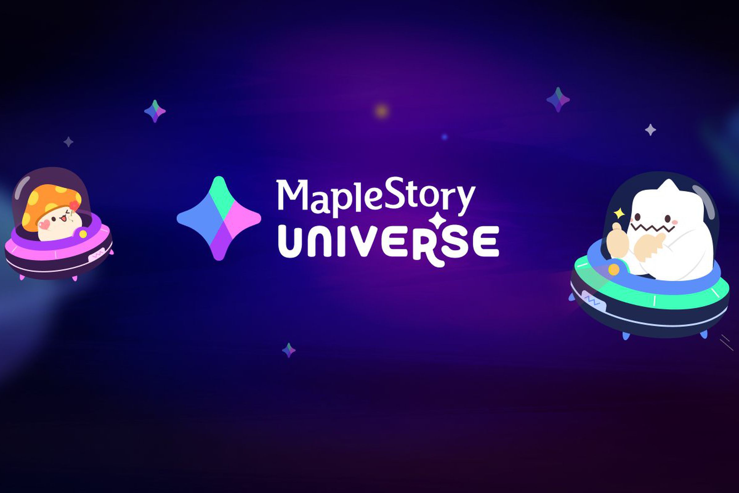 Promotional art for MapleStory Universe.