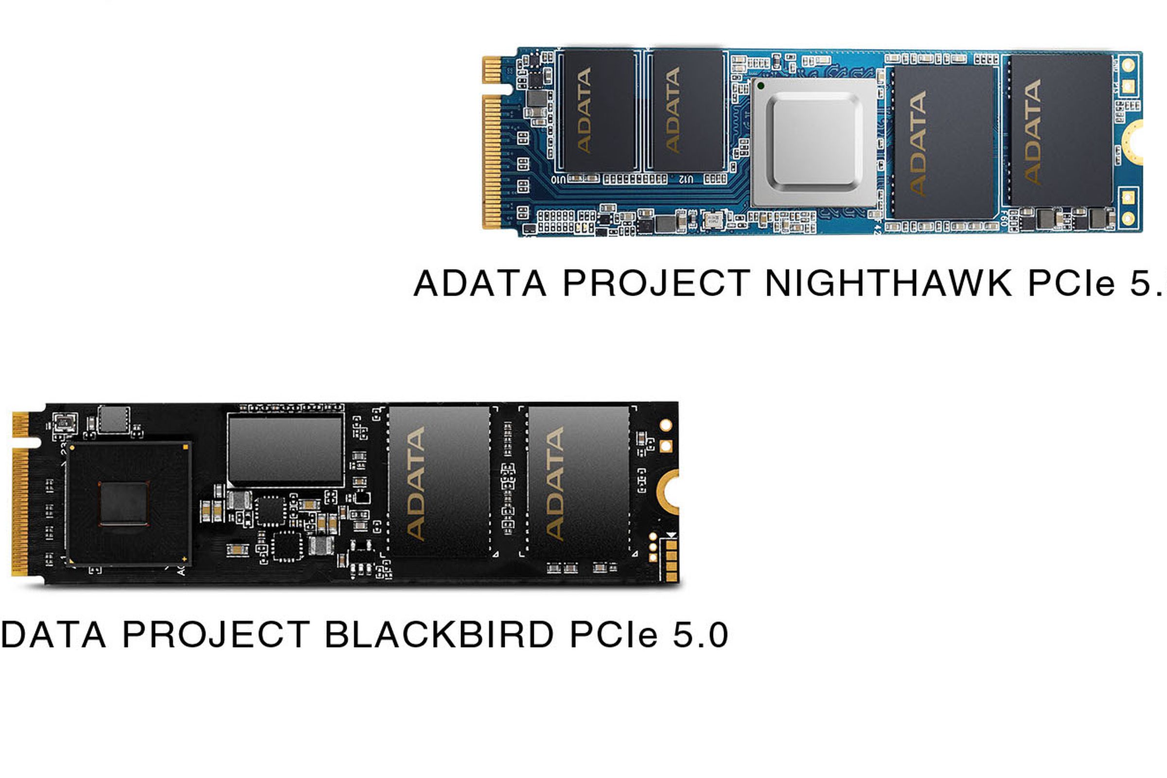 Adata teases first PCIe 5.0 NVMe M.2 SSDs.