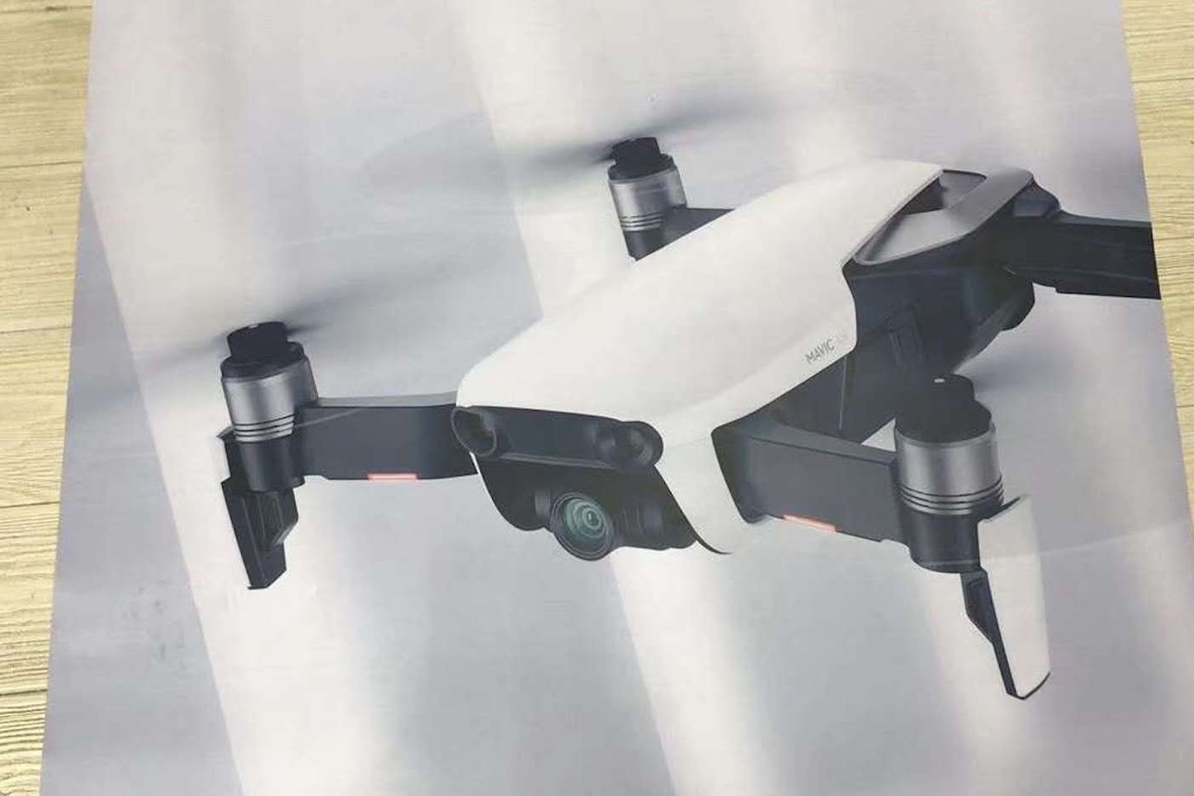 Leaked image purportedly showing the Mavic Air.