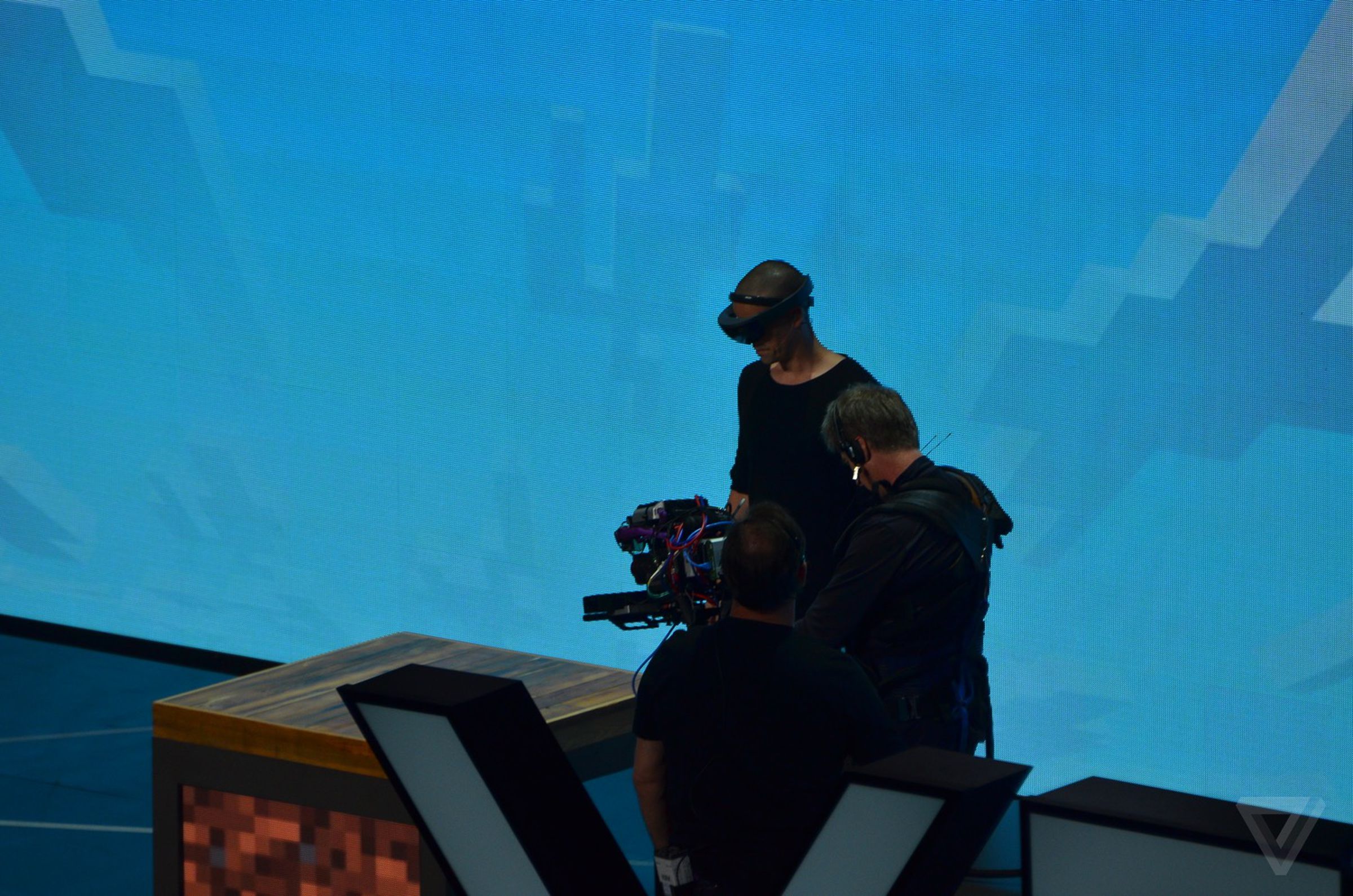 Minecraft for HoloLens E3 2015 photos