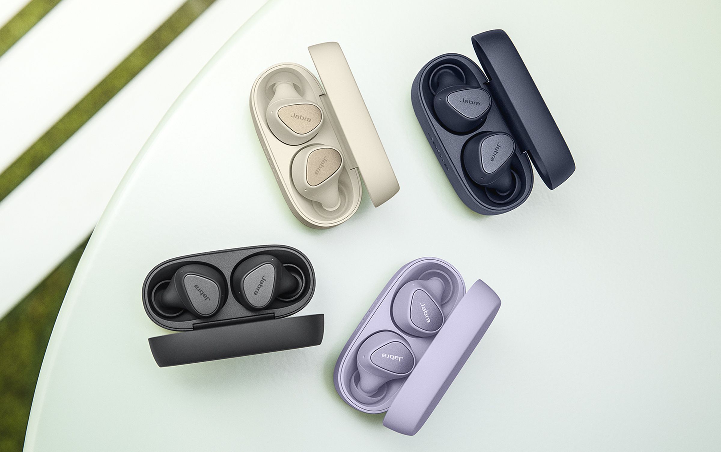 The Elite 3 earbuds come in several colors.