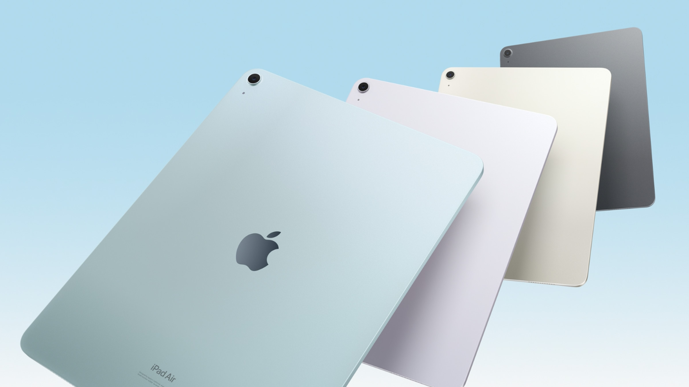 The 2024 iPad Air comes in a wider range of colors than the iPad Pro.