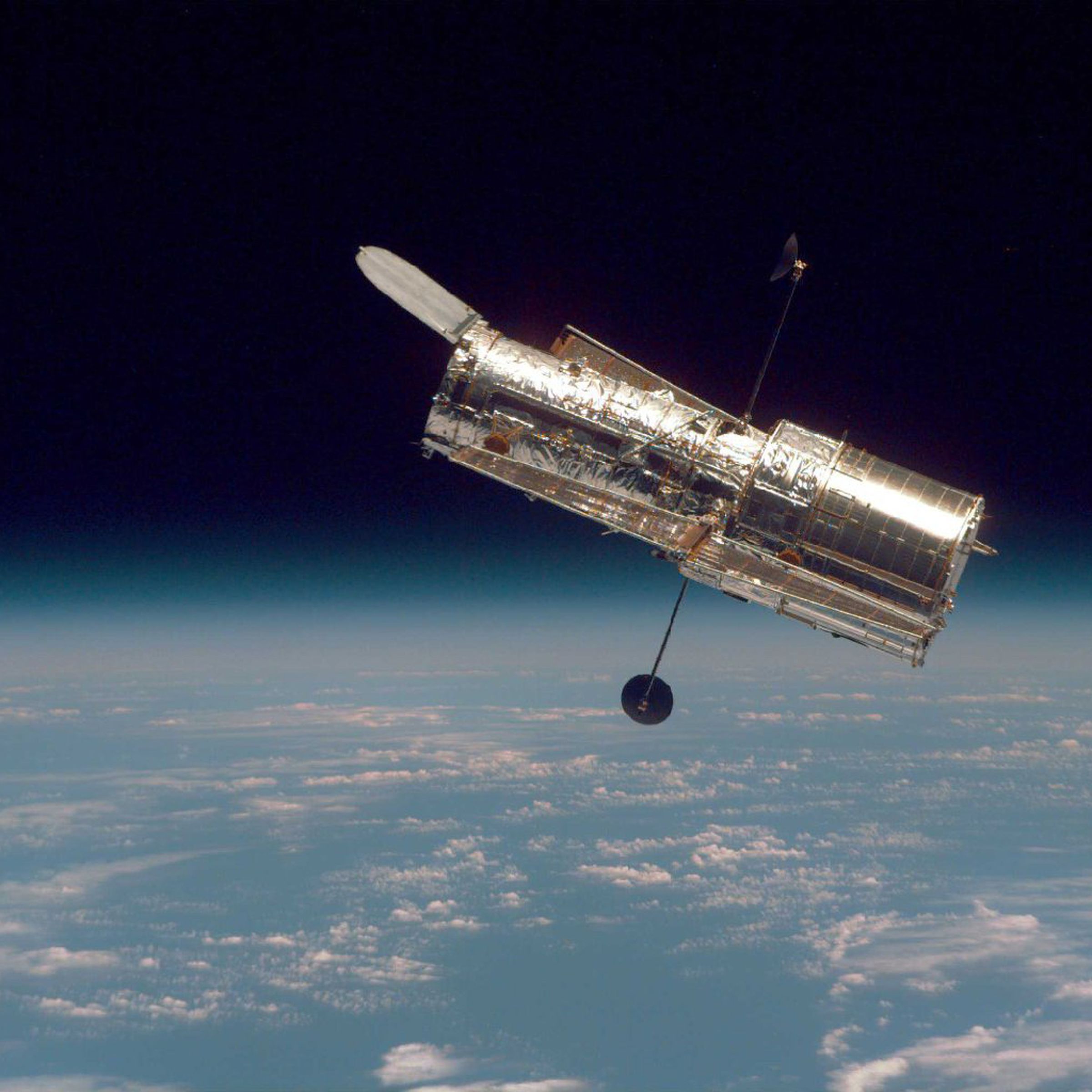 The Hubble Space Telescope, still going strong after more than 30 years in space.