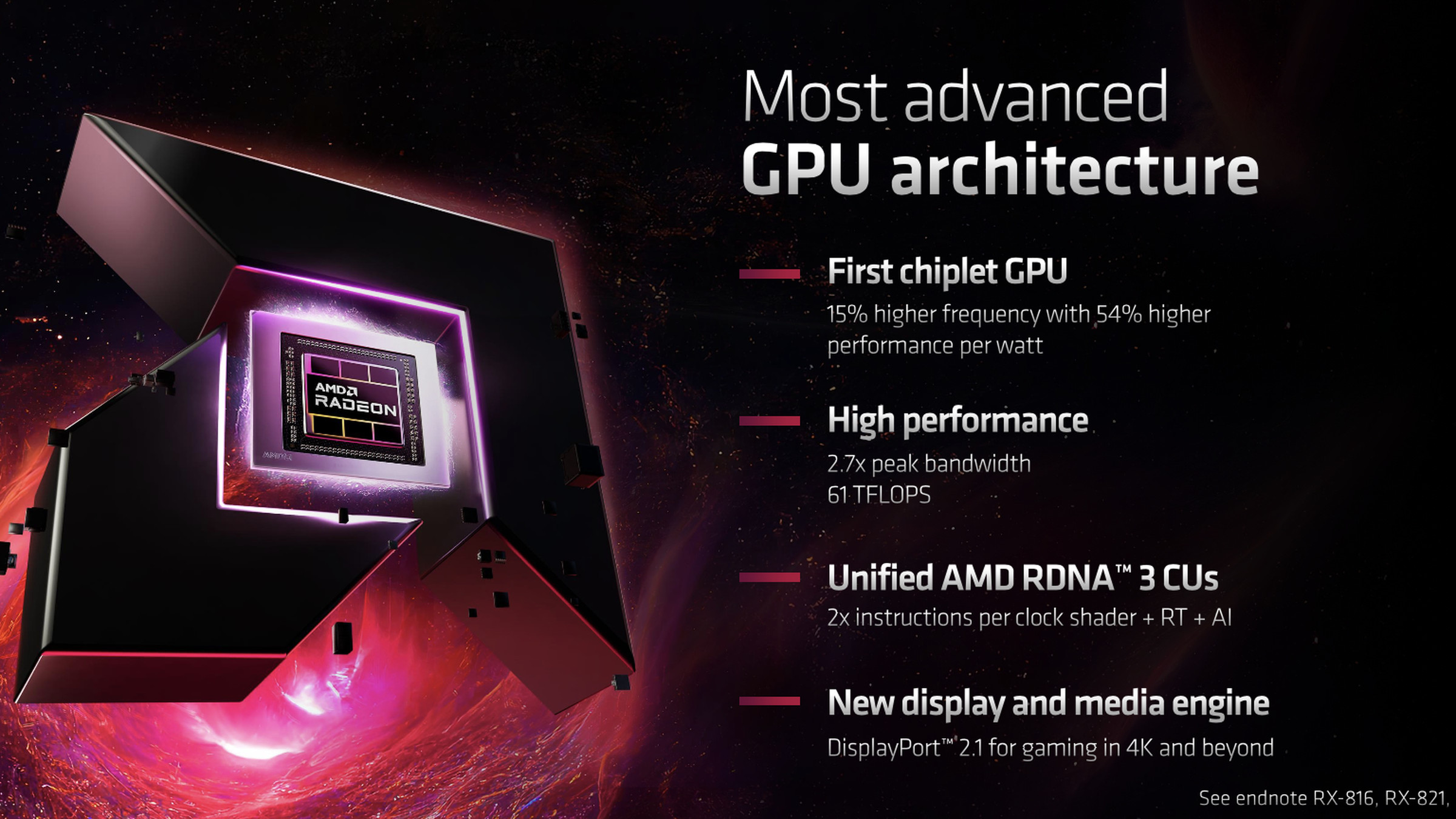 AMD seems very proud of RDNA 3, but it is slightly difficult to compare it to RDNA 2 just based on specs alone.