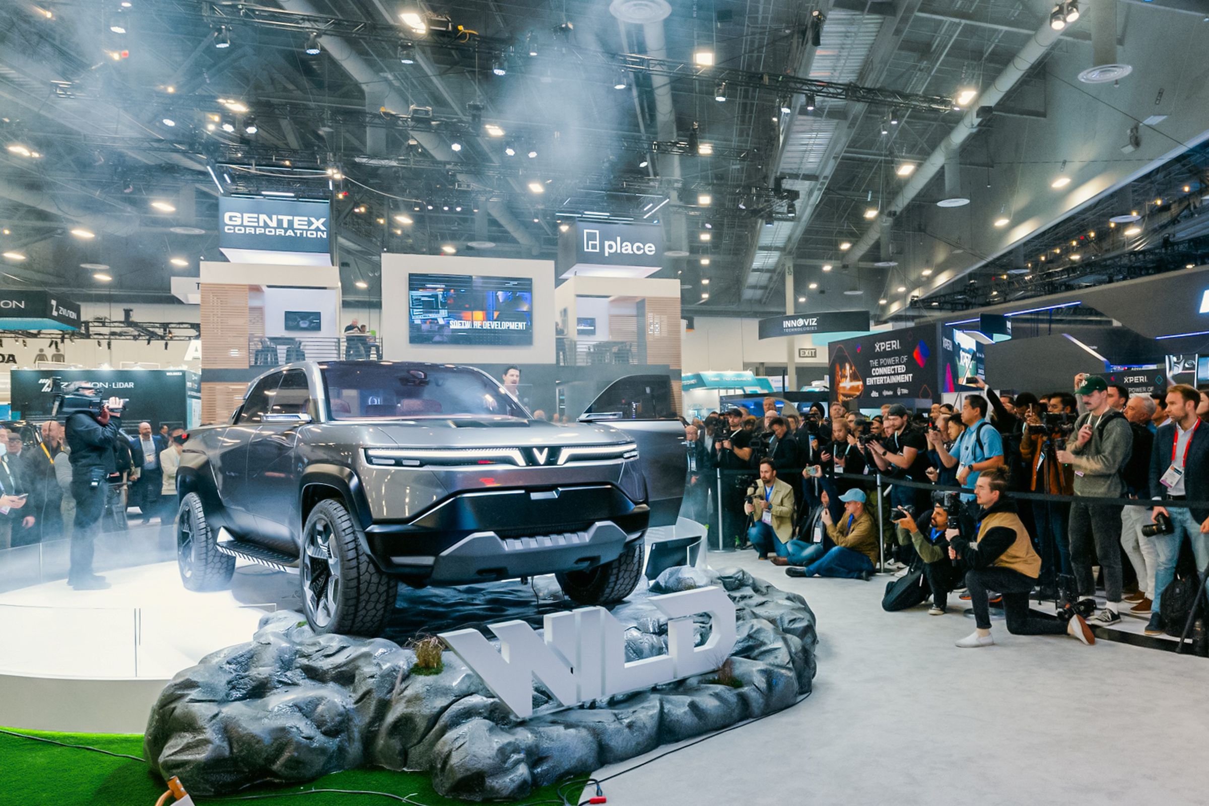 VinFast VF Wild electric truck concept at CES