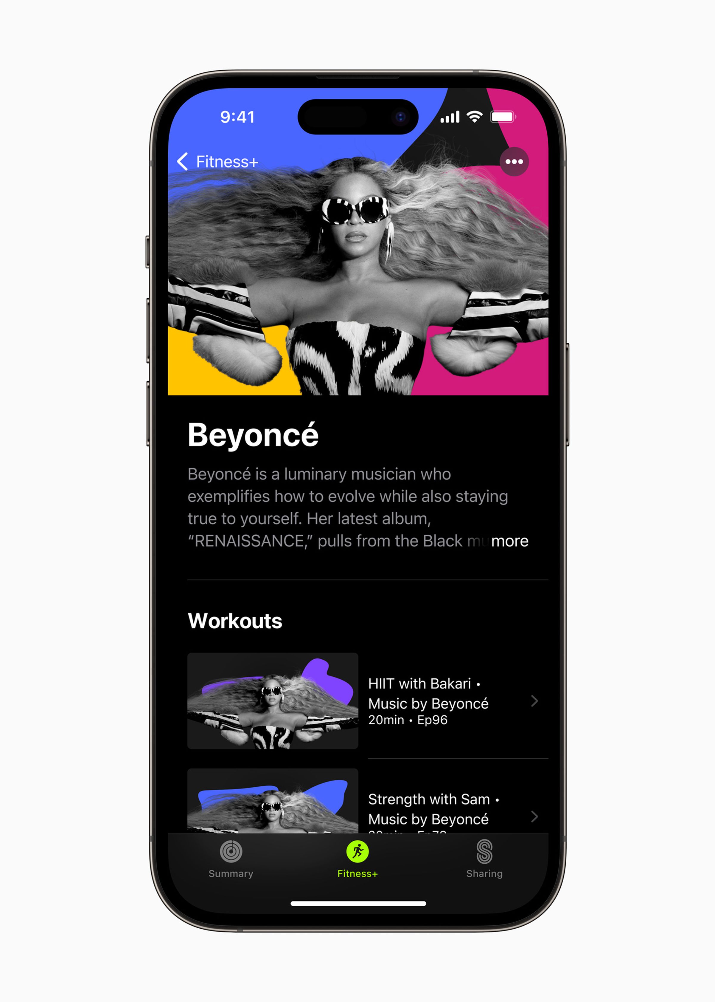 Beyoncé is a popular fixture on fitness tech platforms.