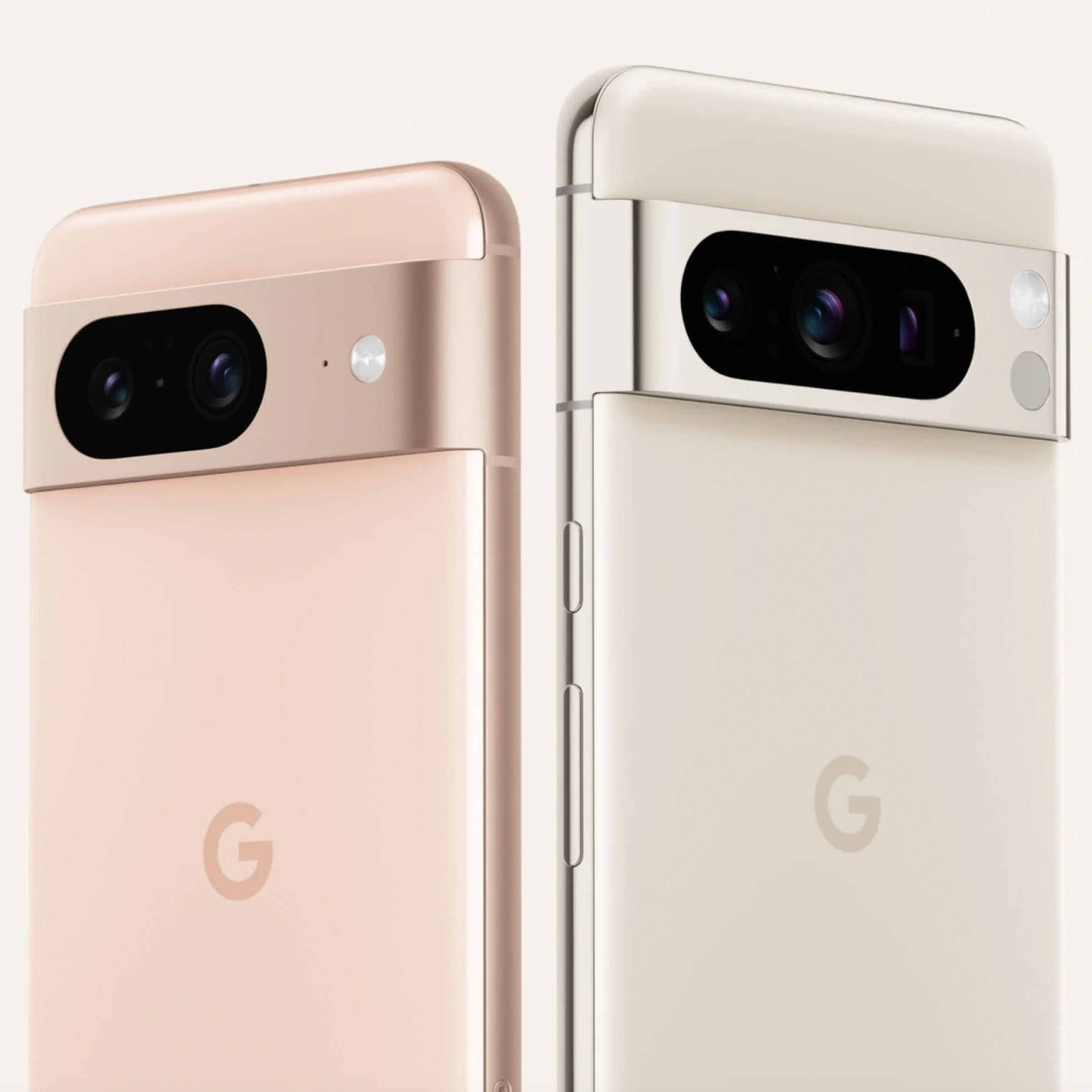An image showing the Pixel 8 and 8 Pro