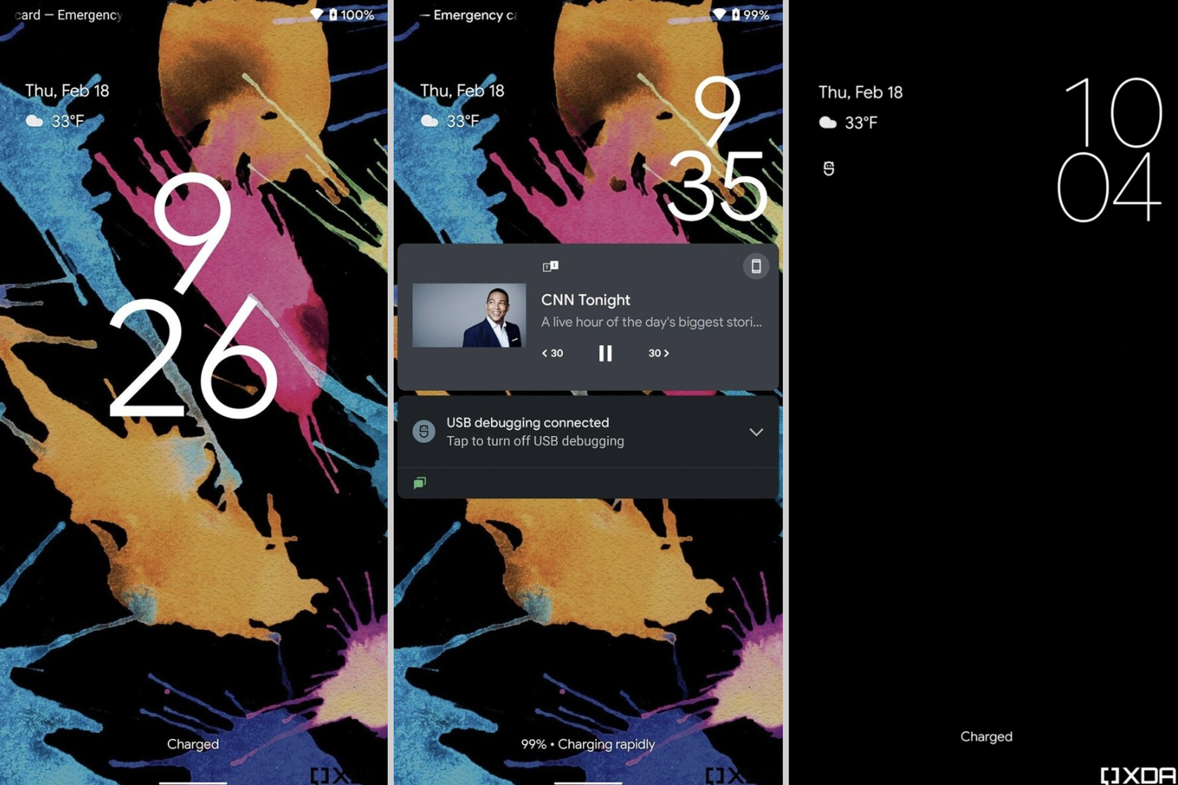The lock screen and always on display may be getting a redesign in Android 12.