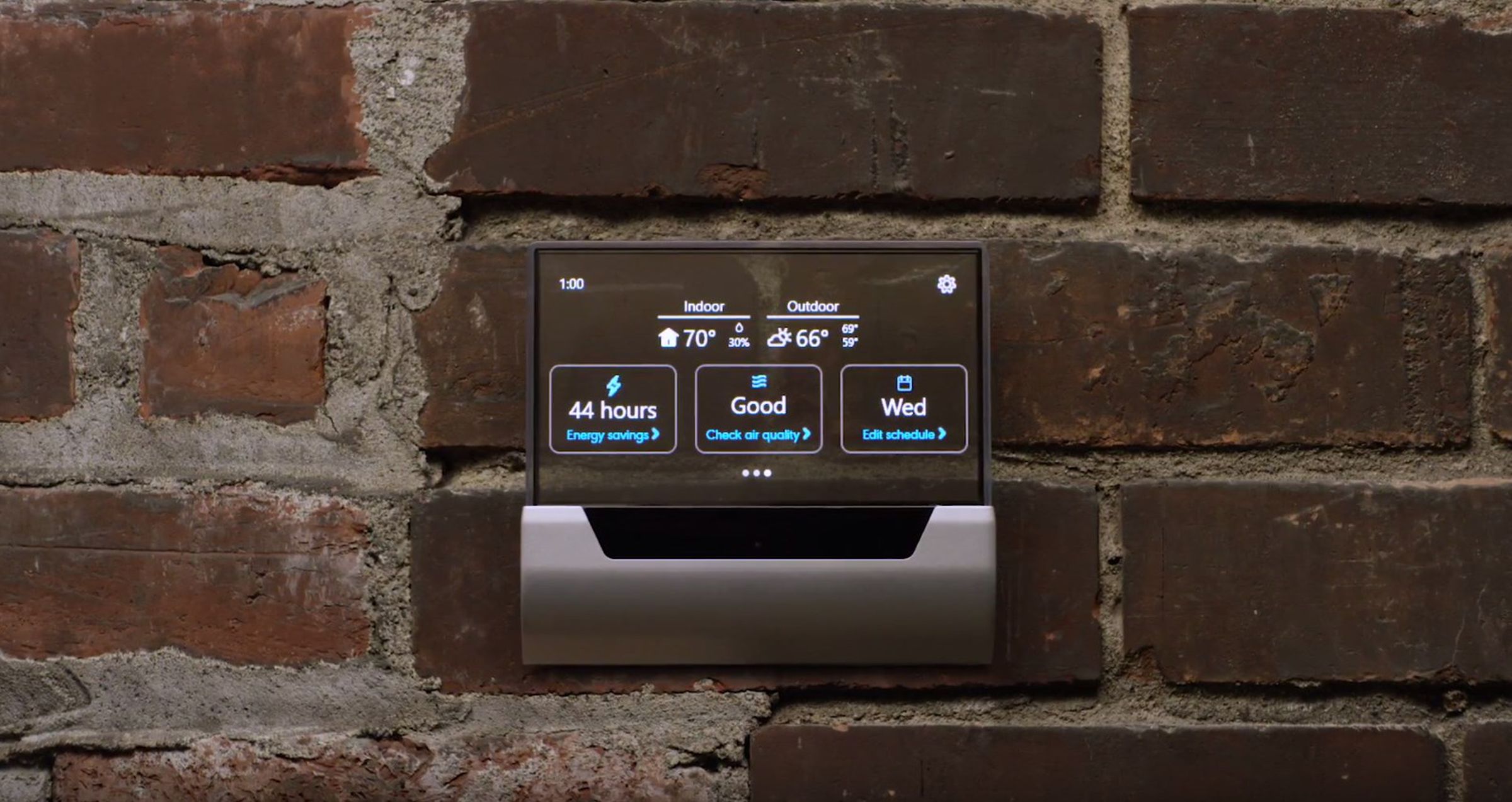 Cortana-powered thermostat