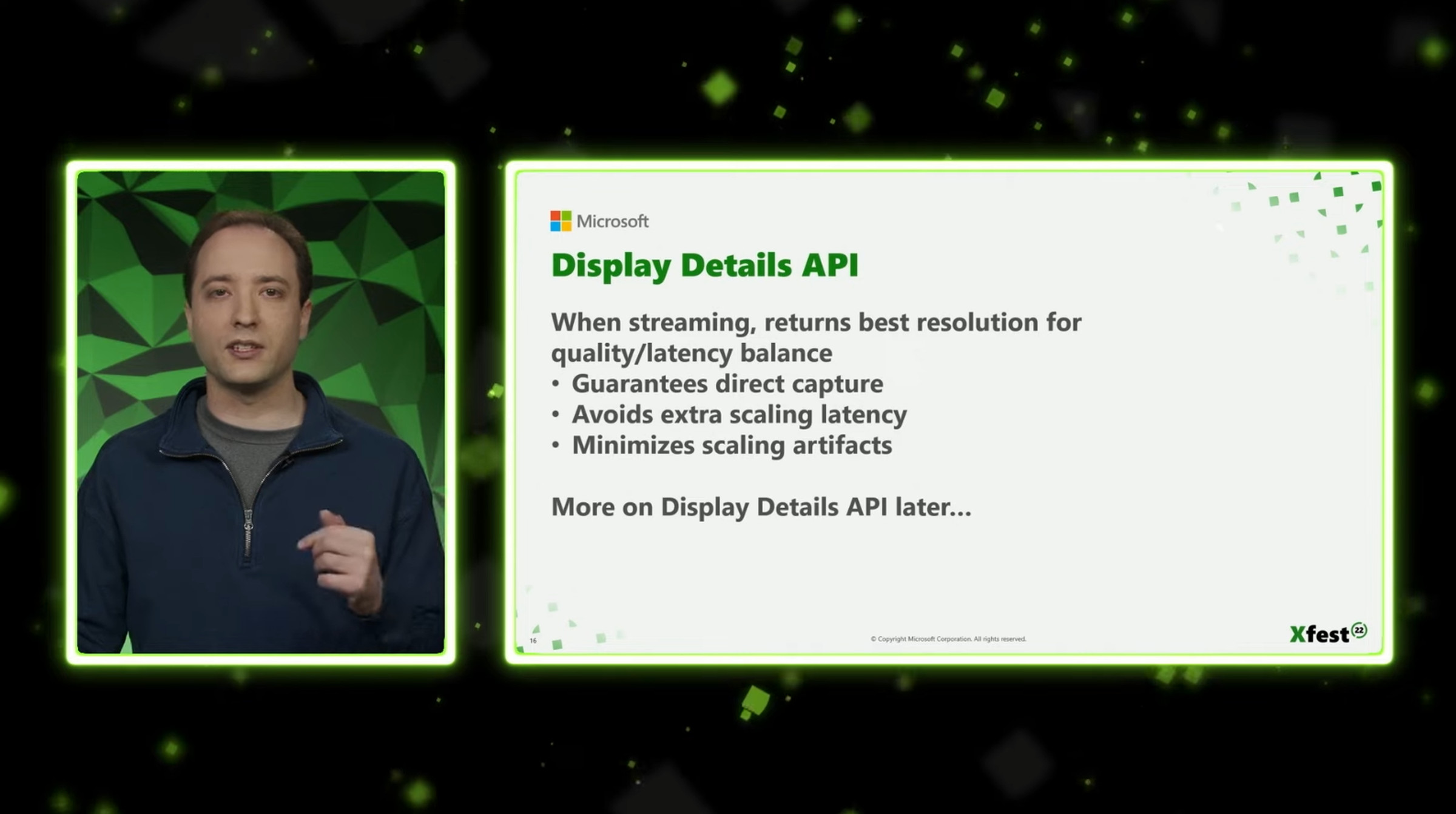 Xbox developers will get new APIs to improve stream latency.