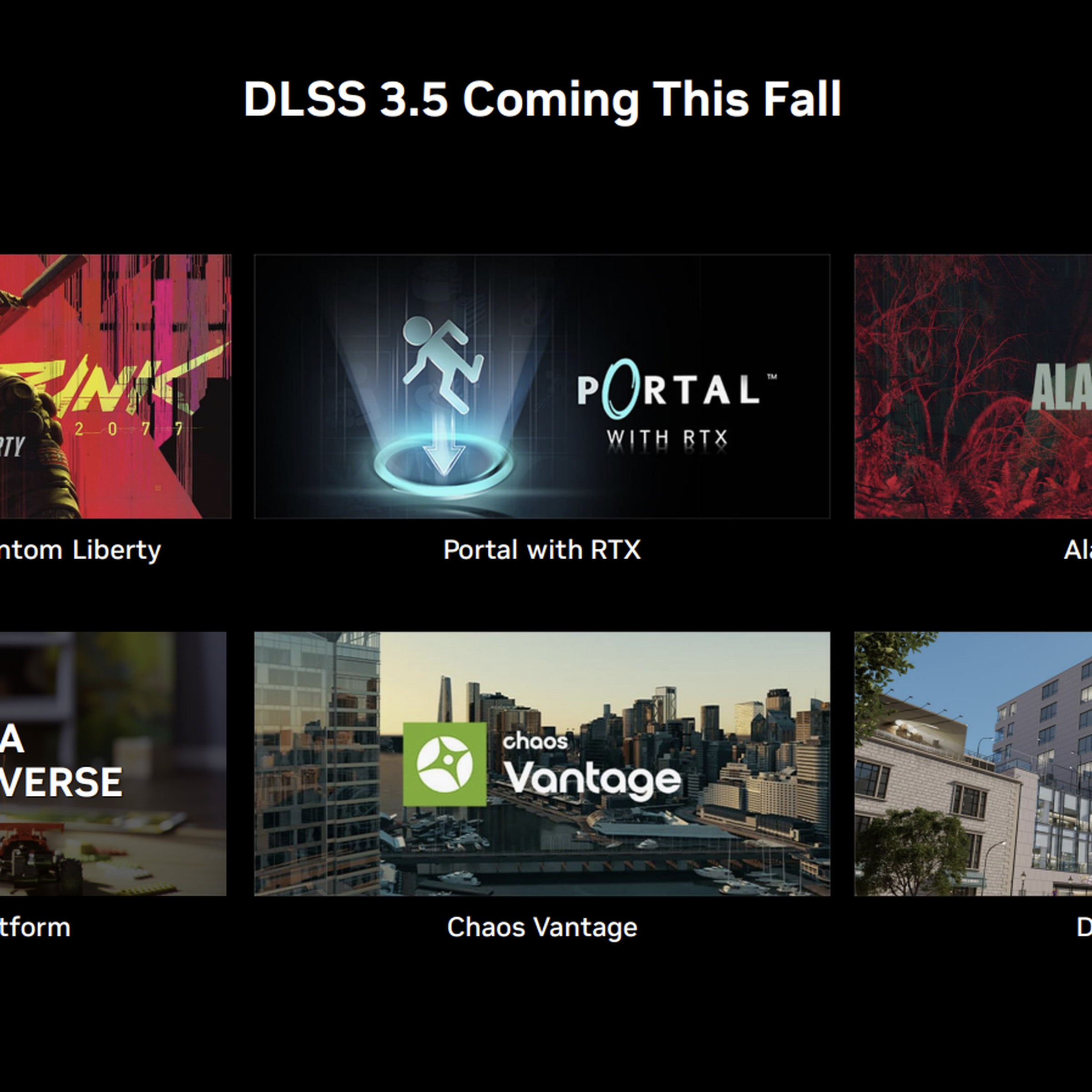 Several games are getting DLSS 3.5 this fall