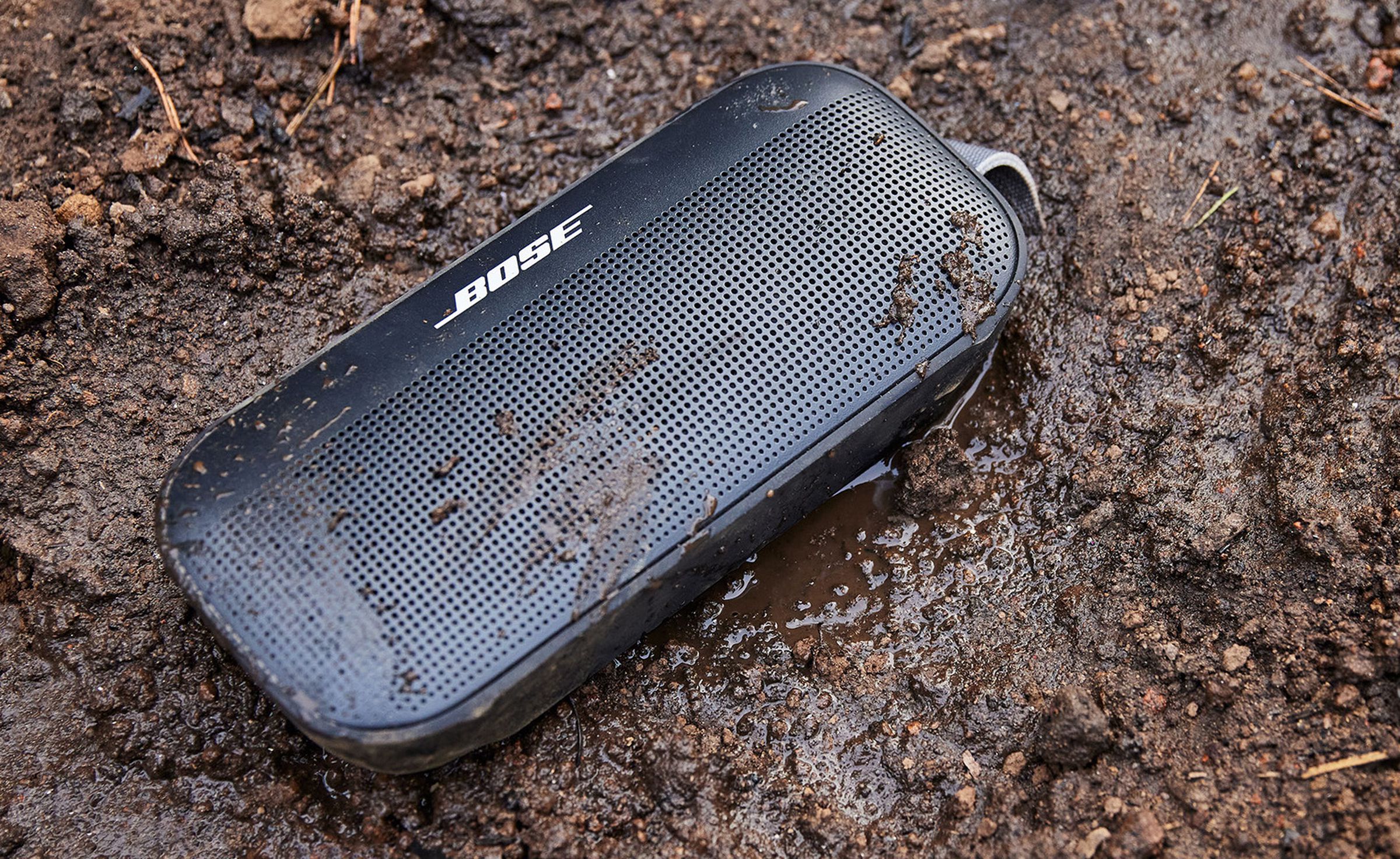 The speaker is designed to withstand the elements.