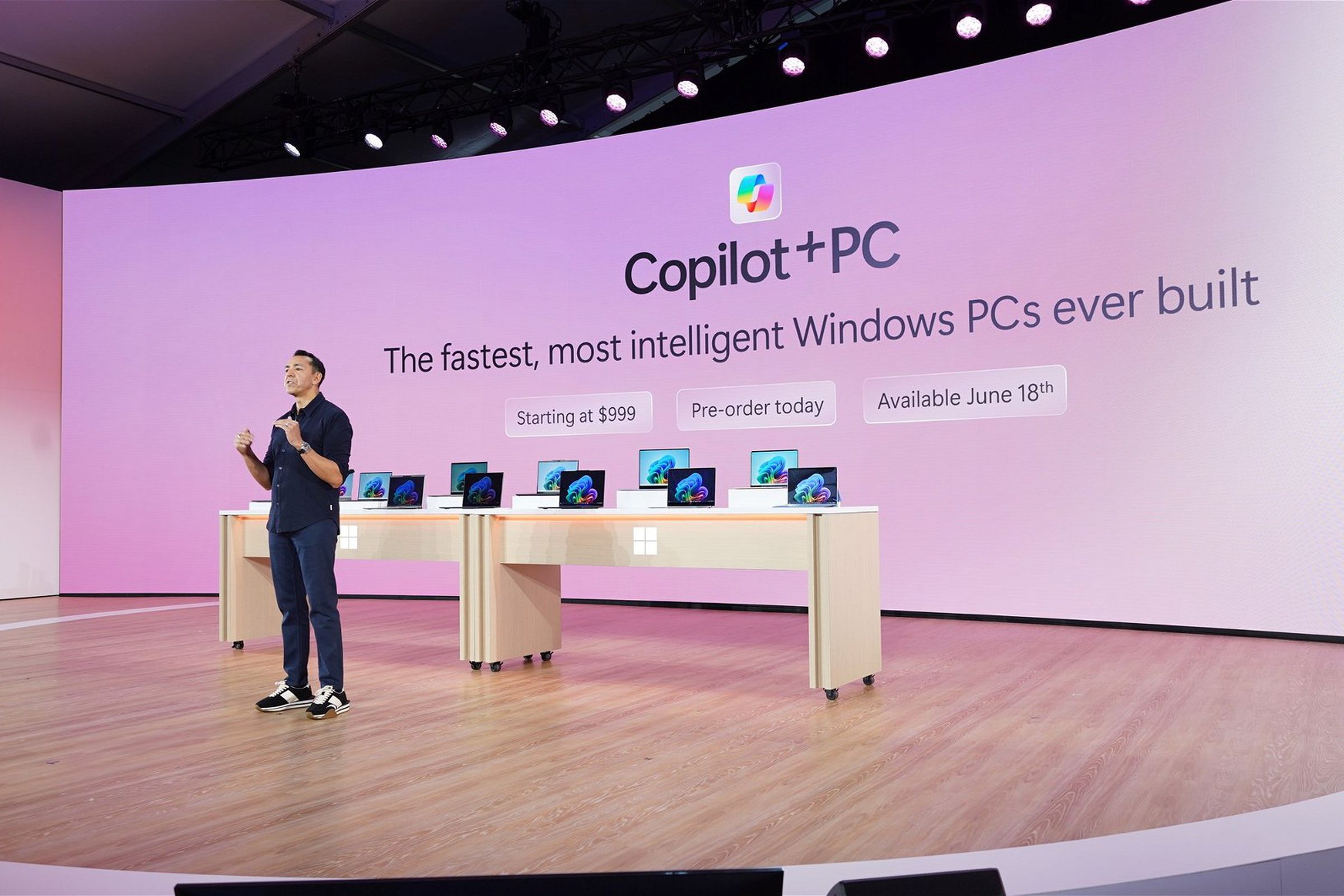 The Copilot Plus PCs announced during Microsoft’s Surface event.